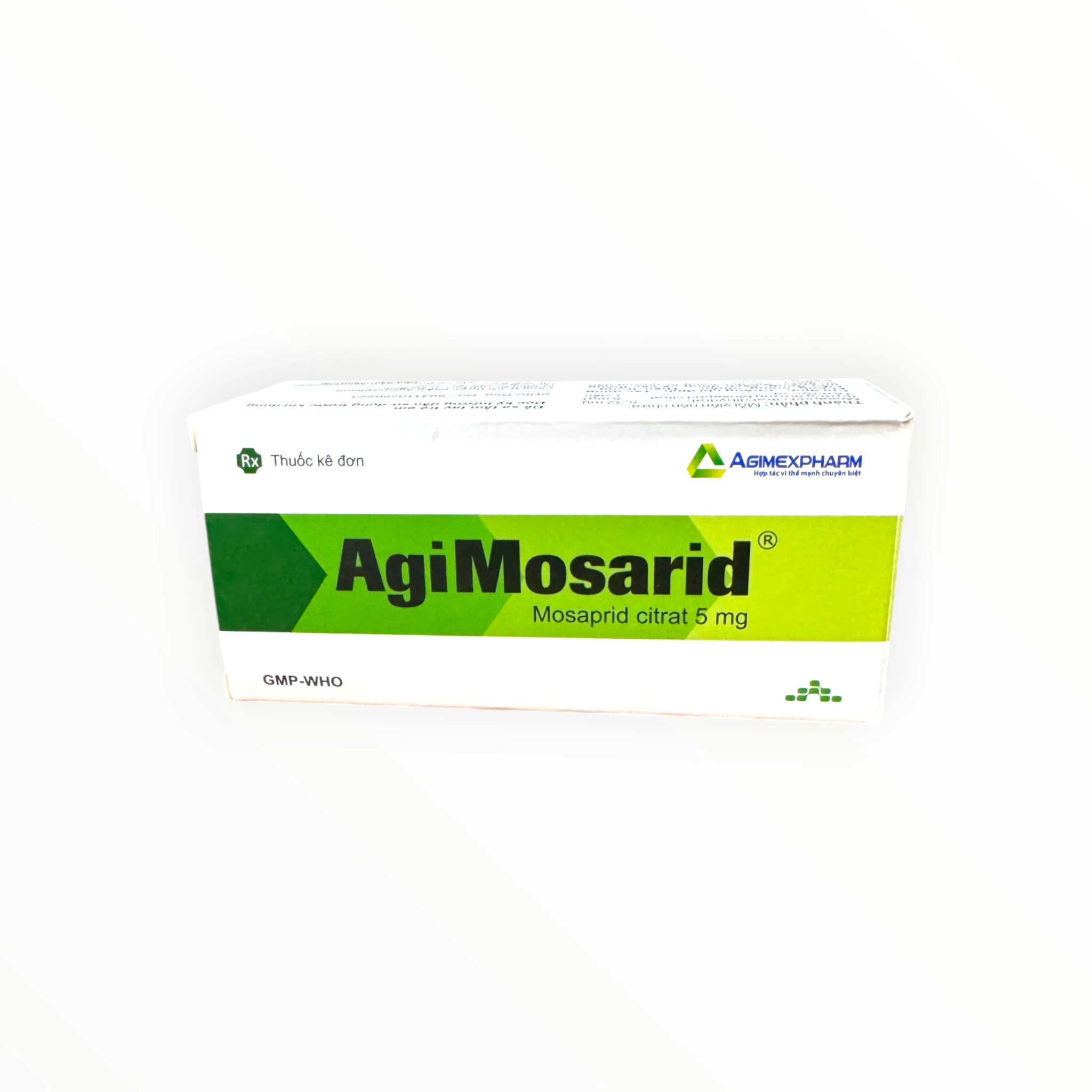 Viên nén AgiMosarid Mosaprid citrat 5 mg khó tiêu chức năng, ợ nóng, buồn nôn/nôn (Hộp 4 vỉ, 6 vỉ, 10 vỉ x 10 viên nén) 1 01 Agi Mosarid
