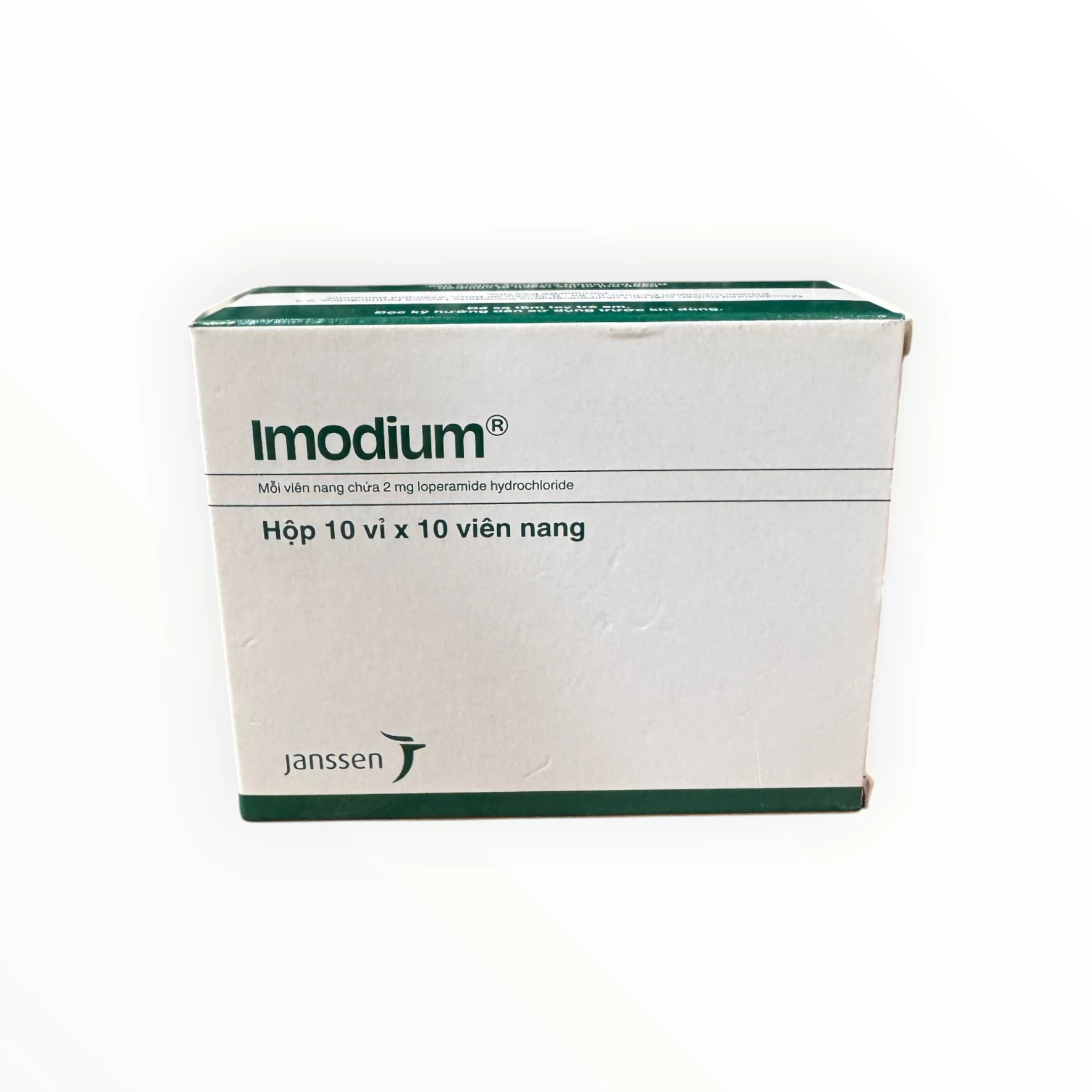 Viên nang cứng Imodium Loperamide hydrochloride 2 mg tiêu chảy cấp, hội chứng ruột kích thích (Hộp 10 vỉ x 10 viên nang cứng) 1 01 Imodium