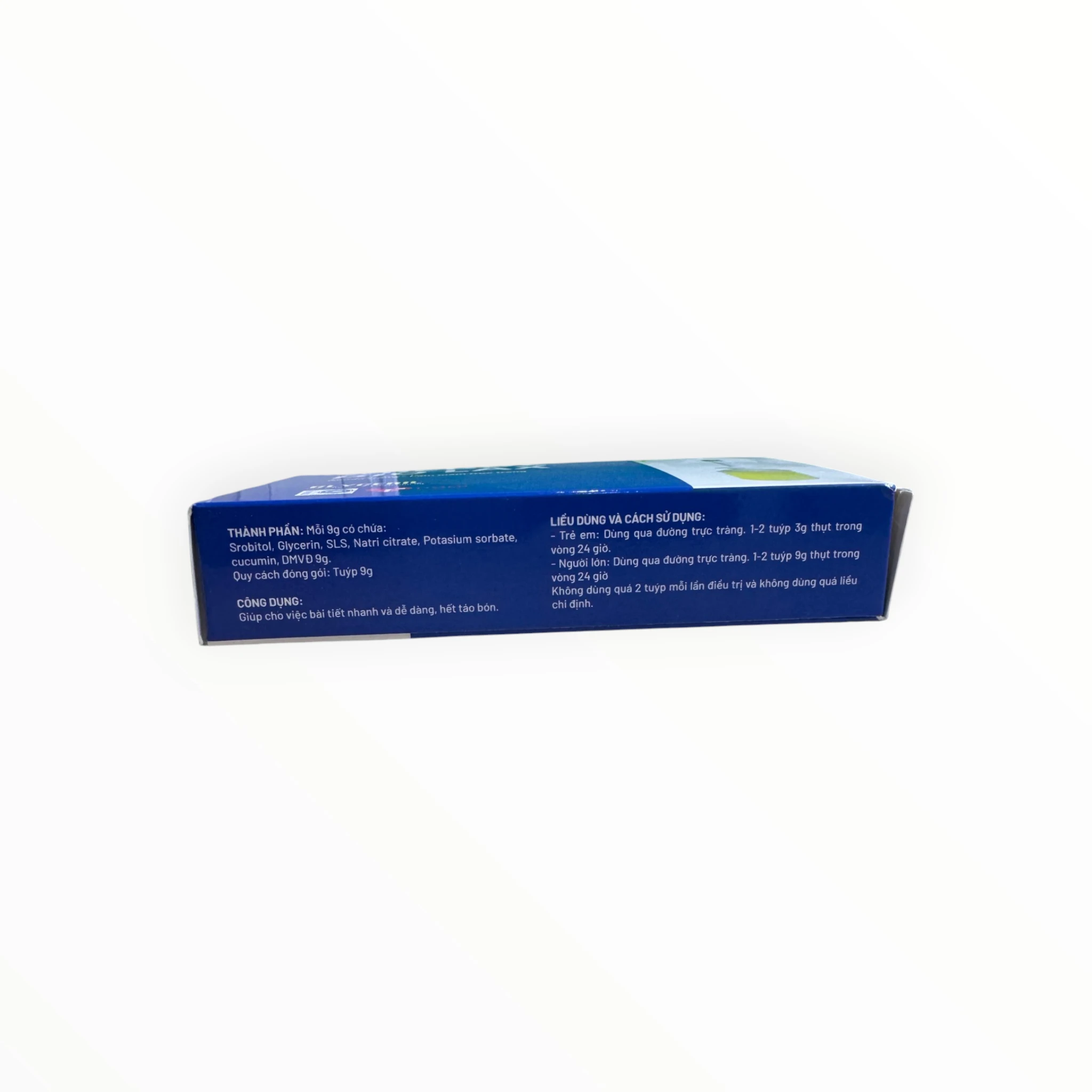 Gel thụt DOMI 9g hỗ trợ bài tiết nhanh cải thiện táo bón (Hộp 6 túi PVC x 1 tuýp 9g) 2 02 Microc Bio Lax