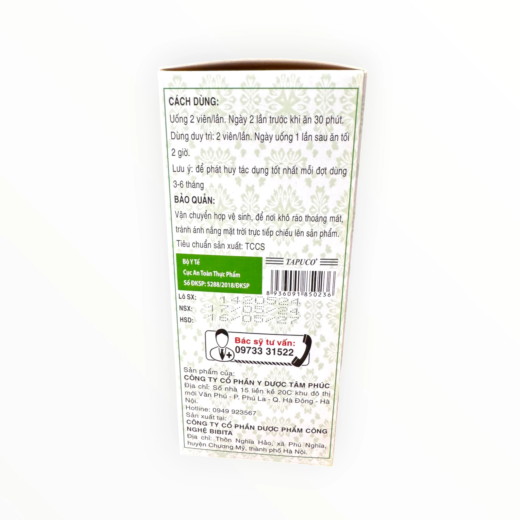 Viên nén Vị Quản Thống Cao dược liệu tổng hợp + Curcumin hỗ trợ giảm xung huyết niêm mạc dạ dày 2 02 Vị quản thống