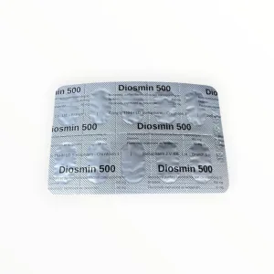 Viên nén bao phim Diosmin Diosmin 450mg, Hesperidin 50mg suy tĩnh mạch, trĩ cấp (Hộp 6 vỉ x 10 viên nén bao phim) 6 03 Diosmin 500