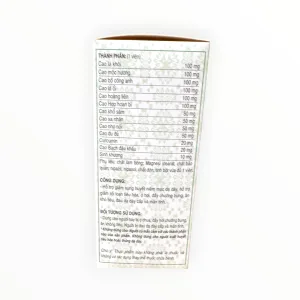 Viên nén Vị Quản Thống Cao dược liệu tổng hợp + Curcumin hỗ trợ giảm xung huyết niêm mạc dạ dày 5 03 Vị quản thống