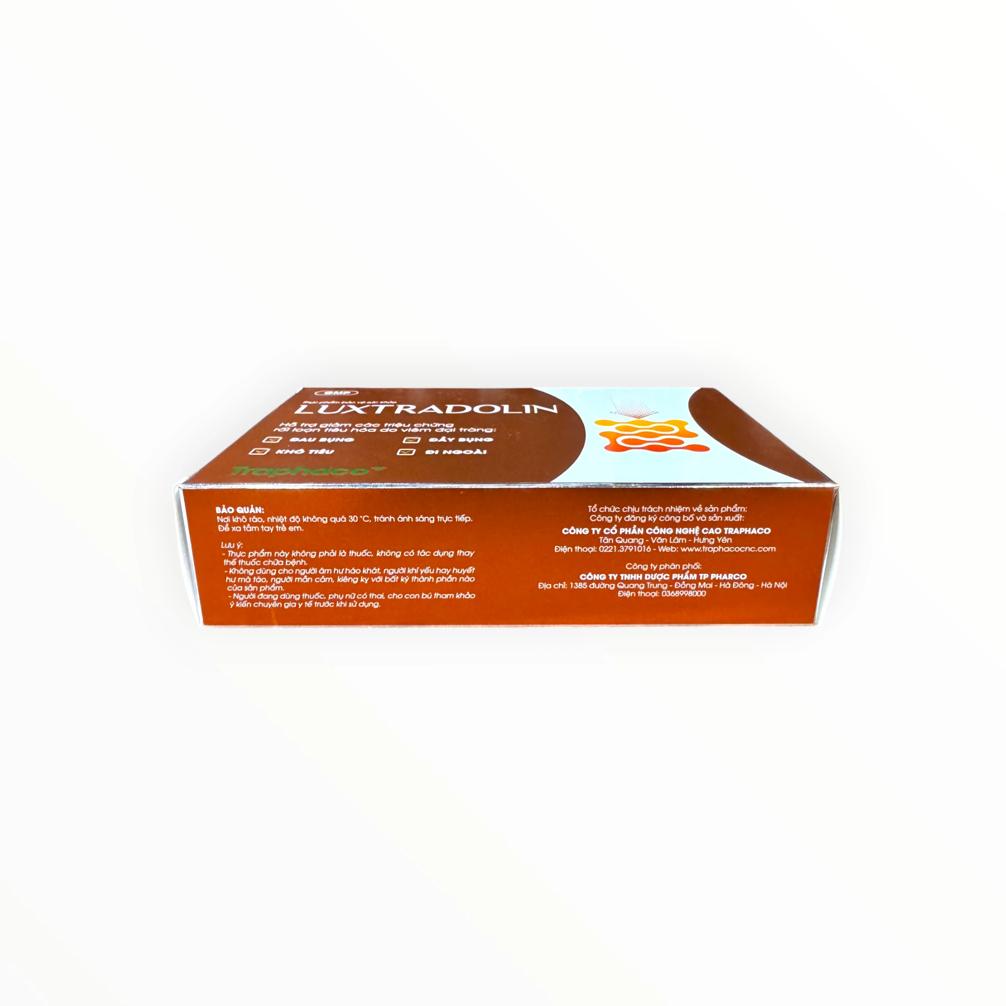 Viên nang cứng Luxtradolin Cao dược liệu 200mg hỗ trợ giảm rối loạn tiêu hóa do viêm đại tràng (Hộp 30 viên nang cứng) 3 03 luxtradolin