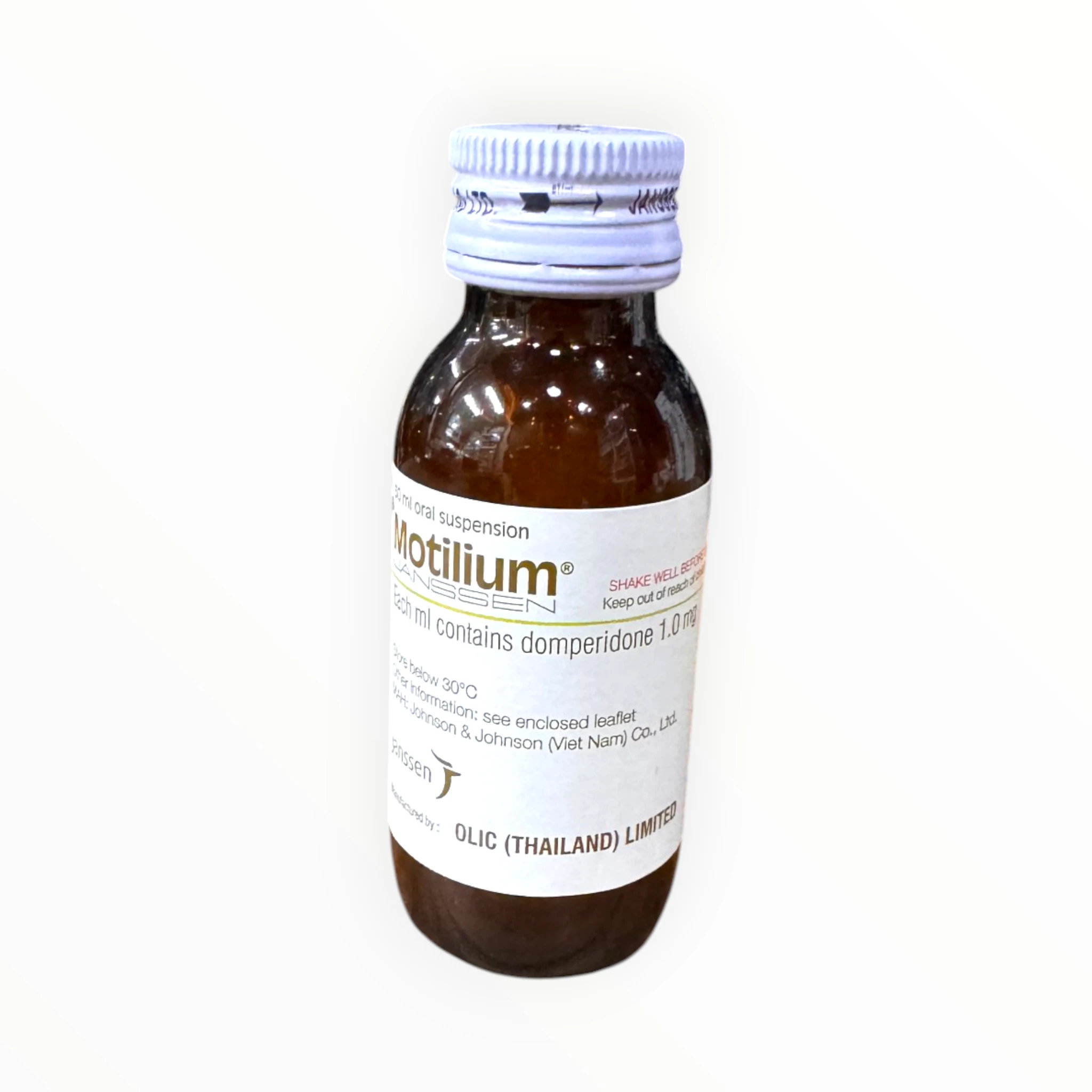Hỗn dịch uống Motilium Domperidon 1 mg/ml điều trị triệu chứng nôn và buồn nôn (Hộp 01 lọ 30 ml hỗn dịch uống kèm muỗng) 4 04 motilium lọ