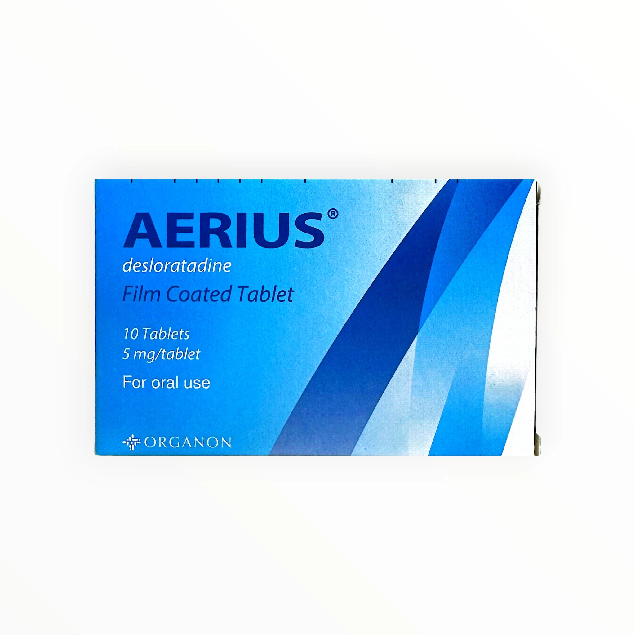 Thuốc Aerius 5mg Desloratadine điều trị viêm mũi dị ứng và mề đay (Hộp 1 vỉ x 10 viên) 1 1 Aerius viên