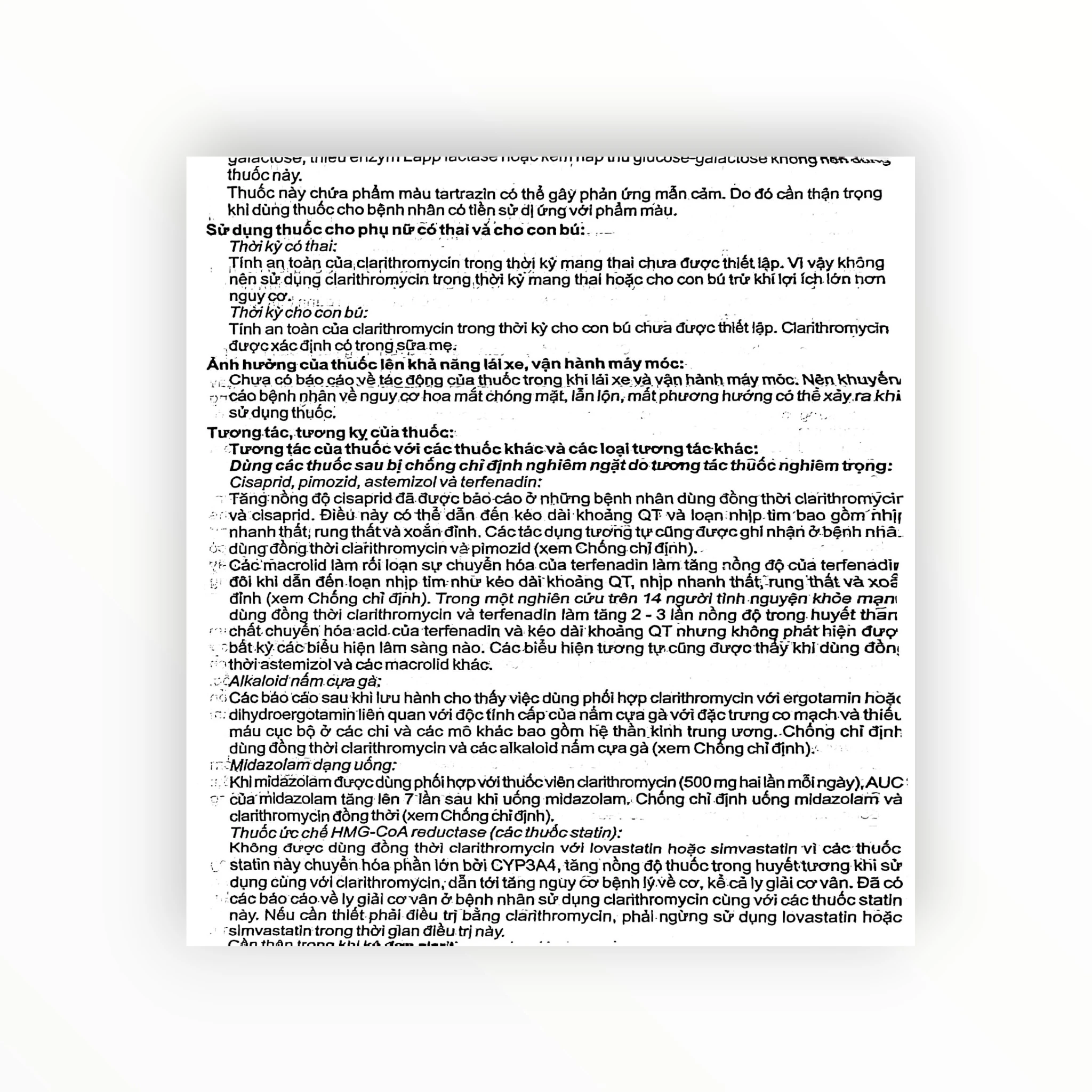 Viên nén bao phim Agiclari 500 Clarithromycin 500mg kháng khuẩn macrolid, trị nhiễm khuẩn hô hấp, da, H. pylori, MAC (Hộp 1 vỉ x 10 viên nén bao phim) 11 1 Agiclari 500 11