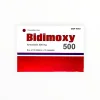 Viên nang cứng Bidimoxy 500 Amoxicillin 500mg kháng khuẩn aminopenicillin, trị nhiễm khuẩn hô hấp, tiết niệu (Hộp 10 vỉ x 10 viên nang cứng) 6 1 Bidimoxy 500