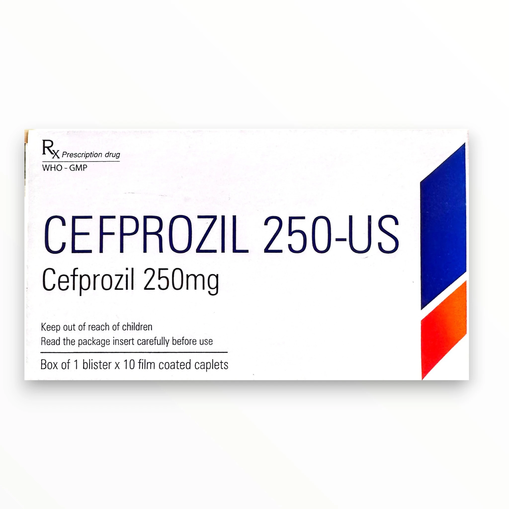 Thuốc US PHARMA USA Cefprozil 250mg điều trị nhiễm khuẩn (Hộp 1 vỉ x 10 viên nén bao phim) 1 1 Cefprozil 250 US