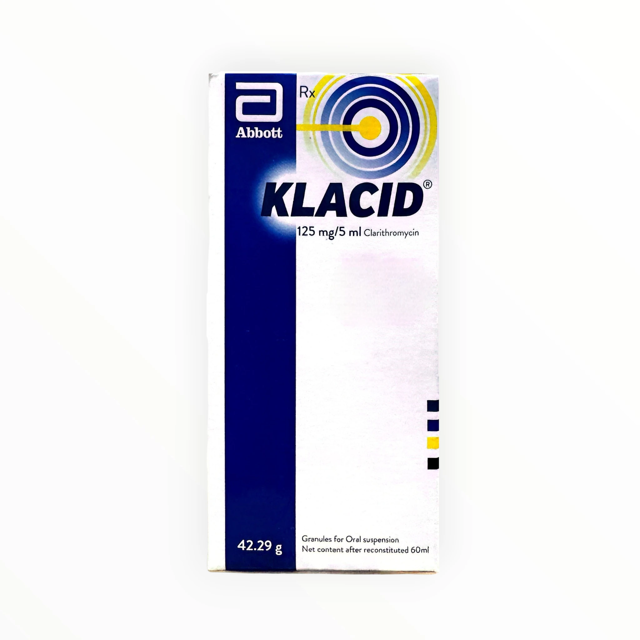 Thuốc Klacid 125mg Clarithromycin điều trị nhiễm khuẩn (Hộp 1 lọ 60ml) 1 1 Klacid