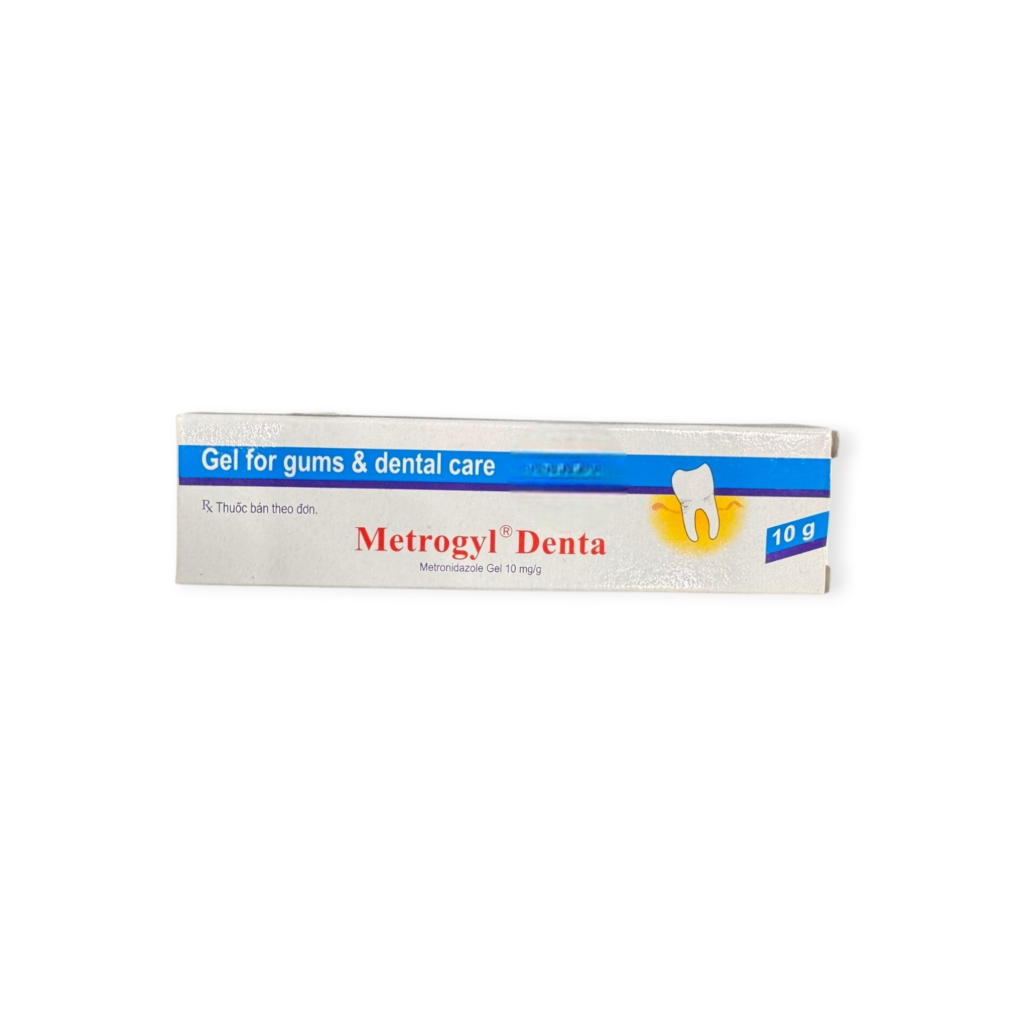 Gel Metrogyl Denta Metronidazole 10mg/g, Chlorhexidine gluconate điều trị bệnh nha chu, kháng khuẩn kỵ khí (Tuýp 10g) 1 1 Metrogyl Delto