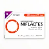 Thuốc Niflad ES điều trị nhiễm khuẩn (Hộp 1 túi x 4 vỉ x 7 viên nén phân tán) 12 1 Niflad ES