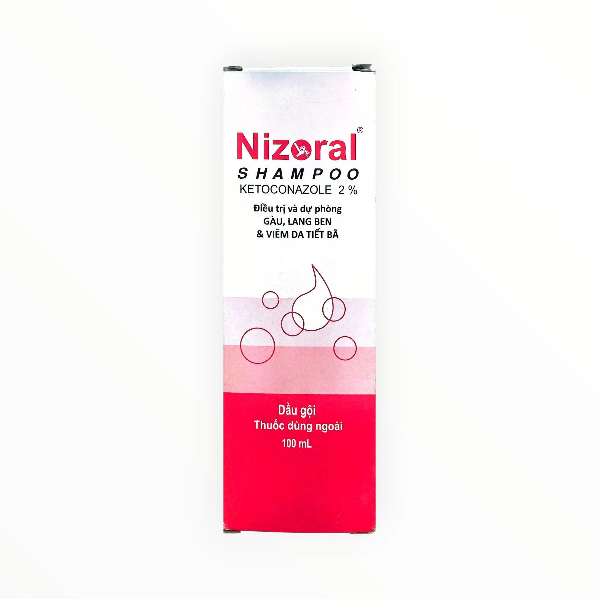Dầu gội Nizoral Shampoo trị gàu, lang ben, viêm da tiết bã (Hộp 1 chai 100ml) 1 1 Nizoral