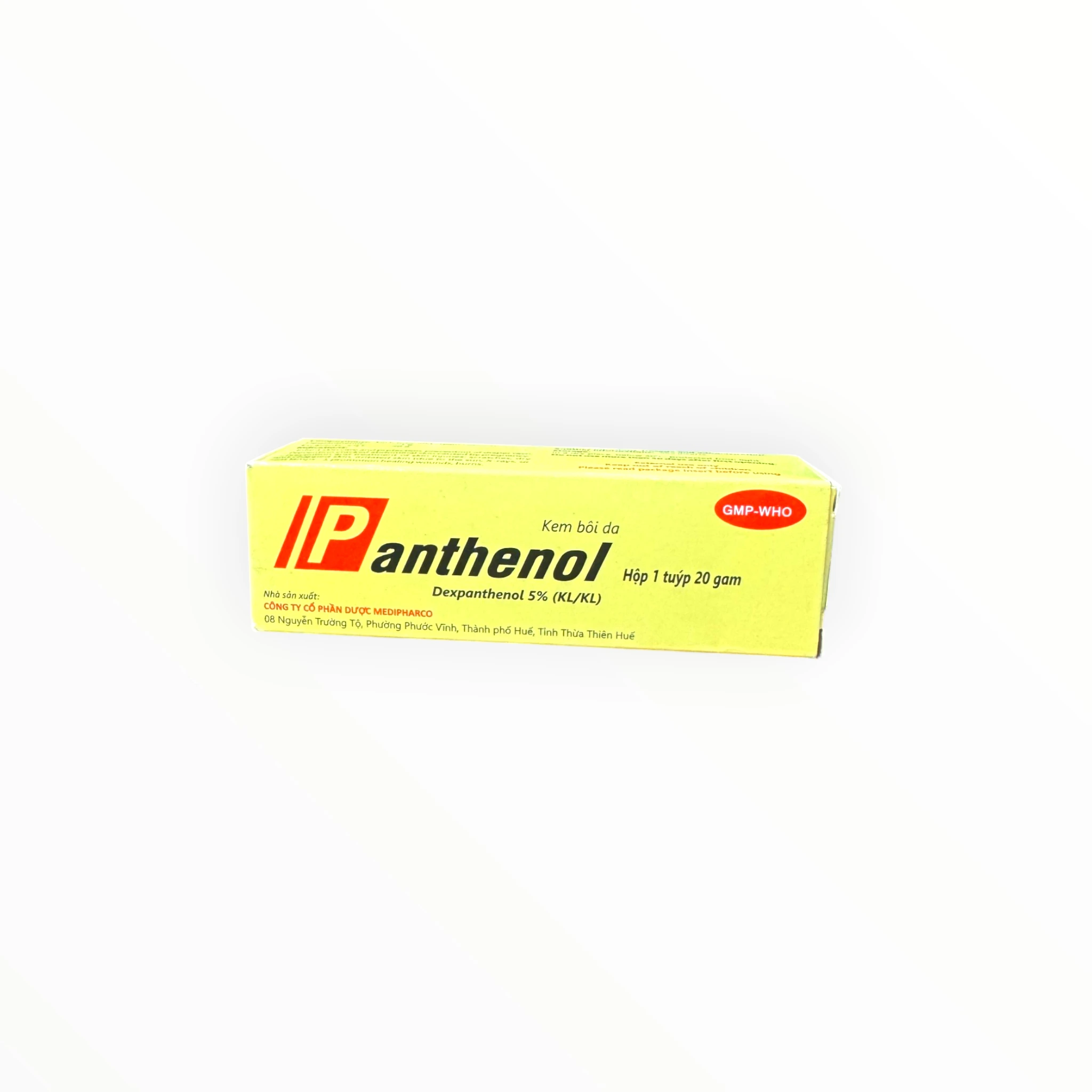 Kem bôi da Panthenol 5% Medipharco Dexpanthenol dưỡng ẩm, tái tạo da, chăm sóc và bảo vệ da trẻ em (Tuýp 20g) 1 1 Panthenol