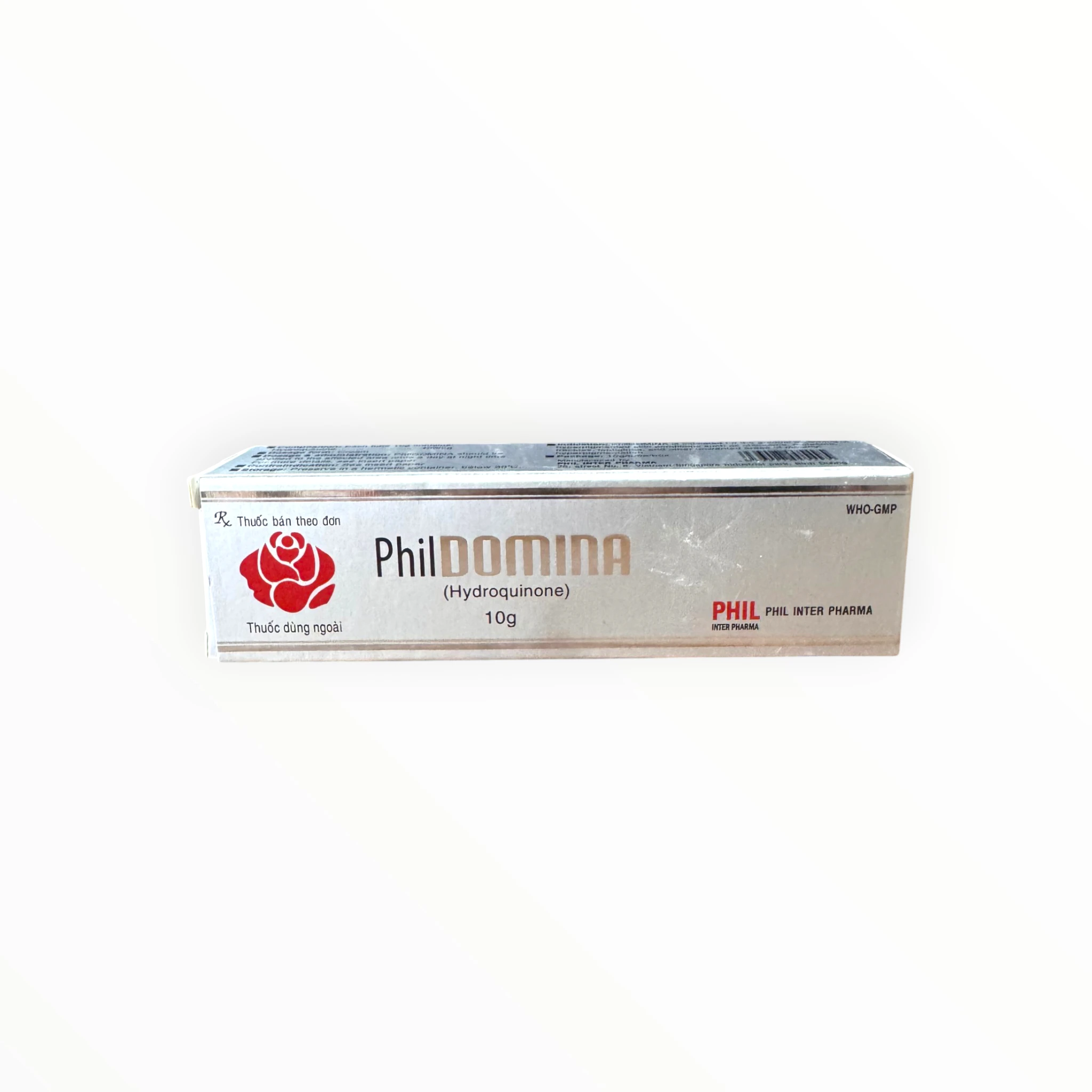 Kem bôi Phil Domina (Hydroquinone 4%) Hydroquinone 4% tẩy trắng da, điều trị tăng sắc tố da, nám da, tàn nhang (Tuýp 10g) 1 1 Phil Domia