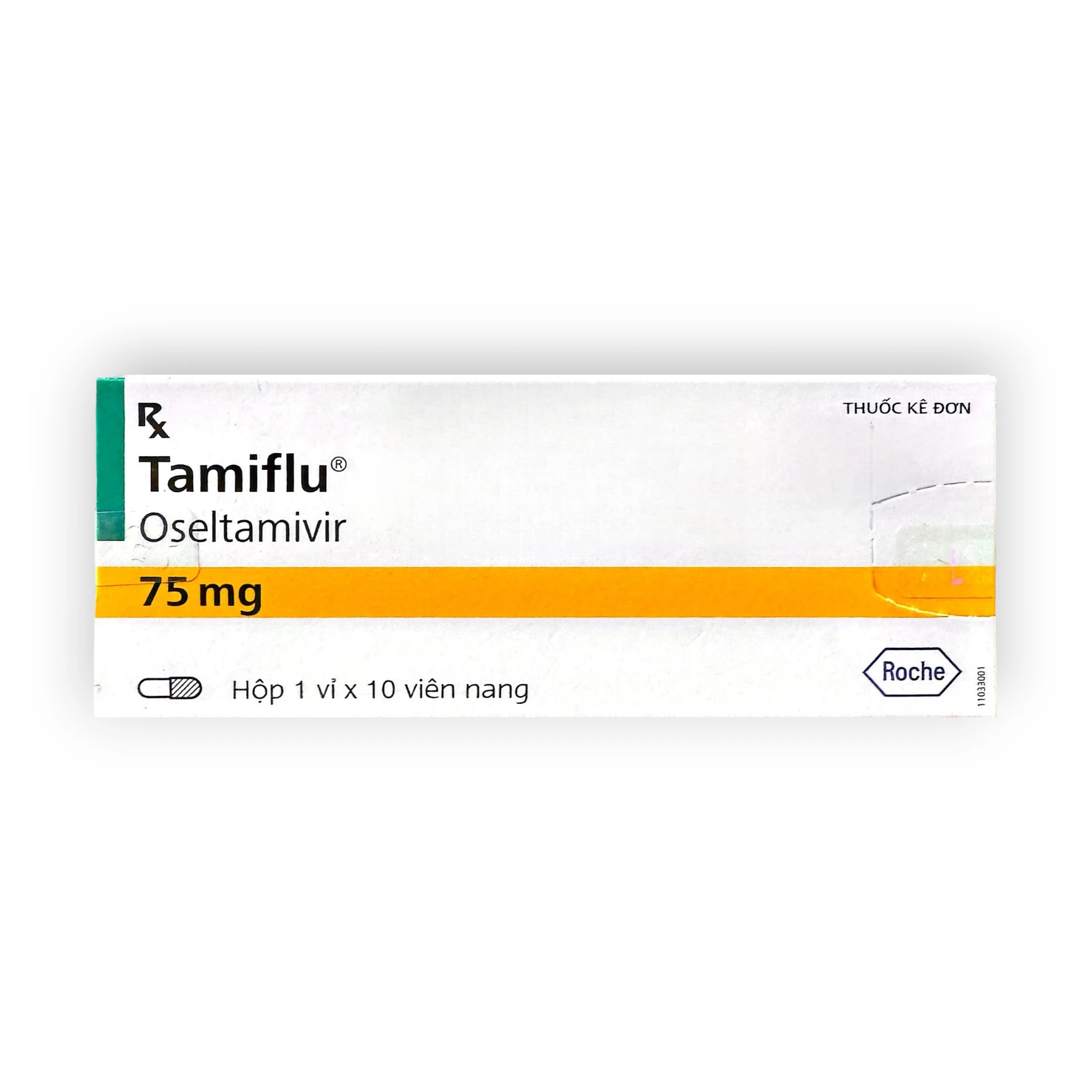 Viên nang Tamiflu Oseltamivir 75 mg điều trị bệnh cúm (Hộp 1 vỉ x 10 viên nang) 1 1 Tamiflu