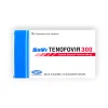 Viên nén bao phim SaVi Tenofovir 300 Tenofovir disoproxil fumarat 300 mg điều trị HIV, viêm gan B (Hộp 3 vỉ x 10 viên nén bao phim) 5 1 Tenofovir 300 Savi
