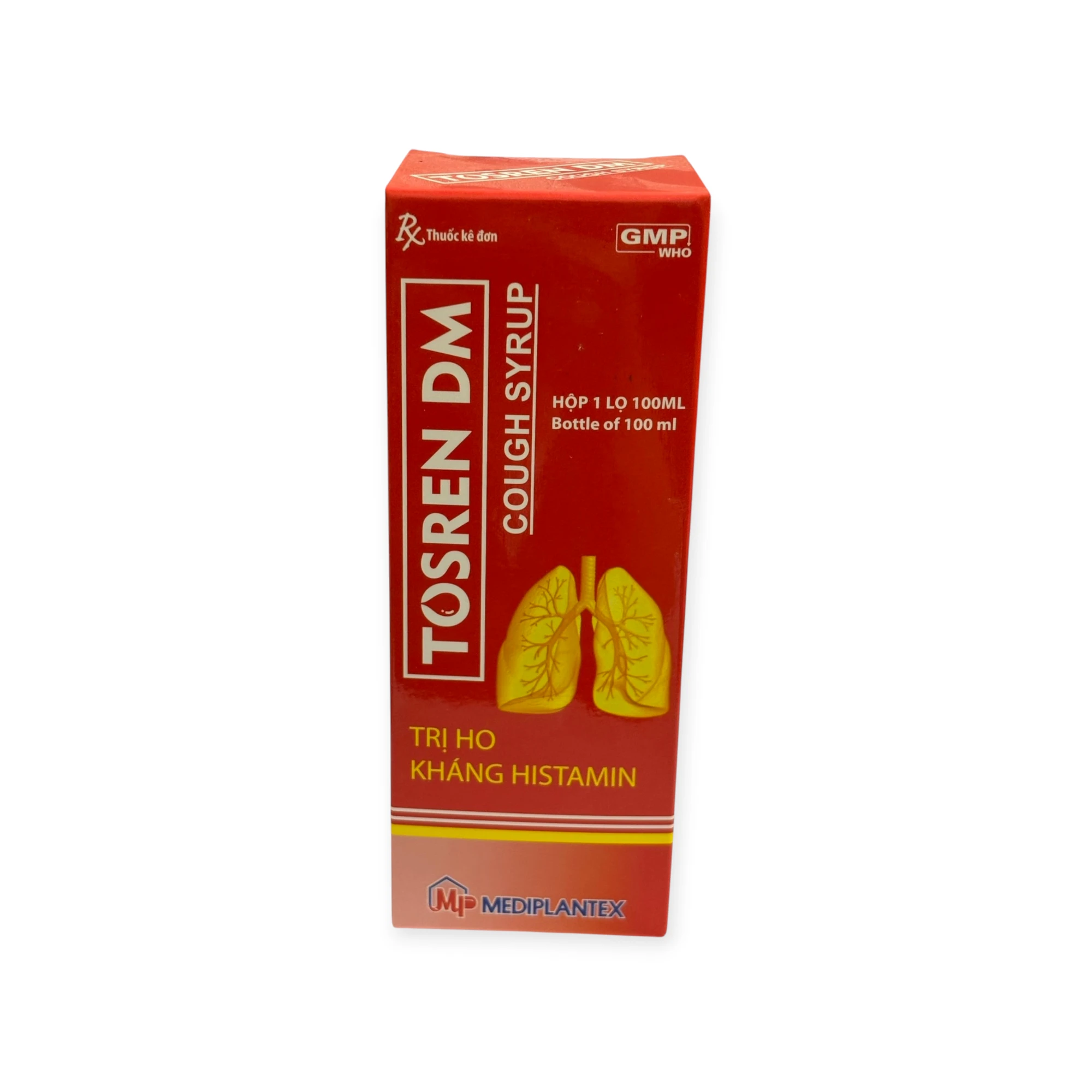 Siro Tosren DM Mediplantex trị ho, kháng histamin (Hộp 1 lọ 100ml) 1 1 Tosren DM