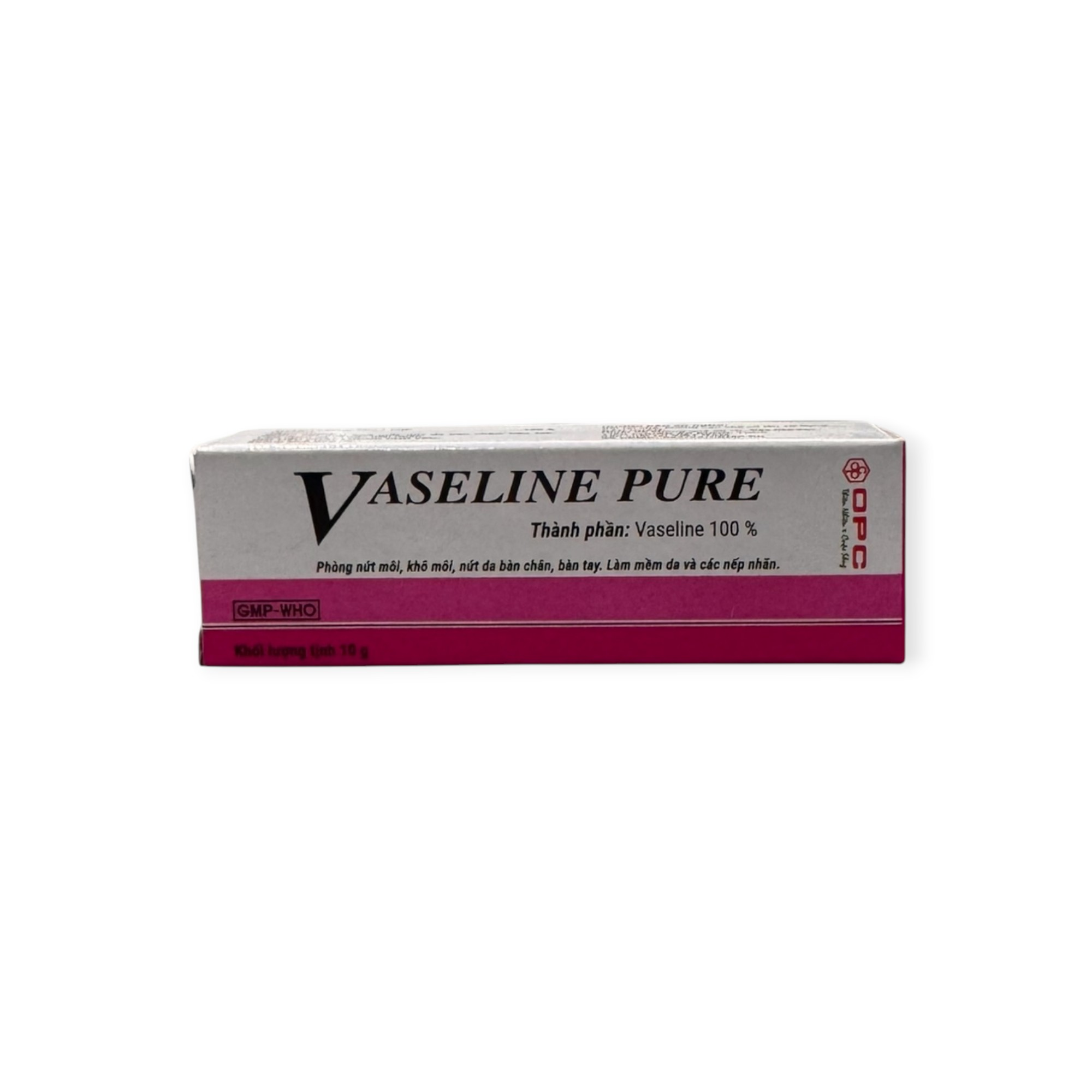 Kem Vaseline Pure Vaseline 100% dưỡng ẩm, làm mềm da, phòng nứt môi, nứt da chân tay (Tuýp 10g) 1 1 Vaseline pure