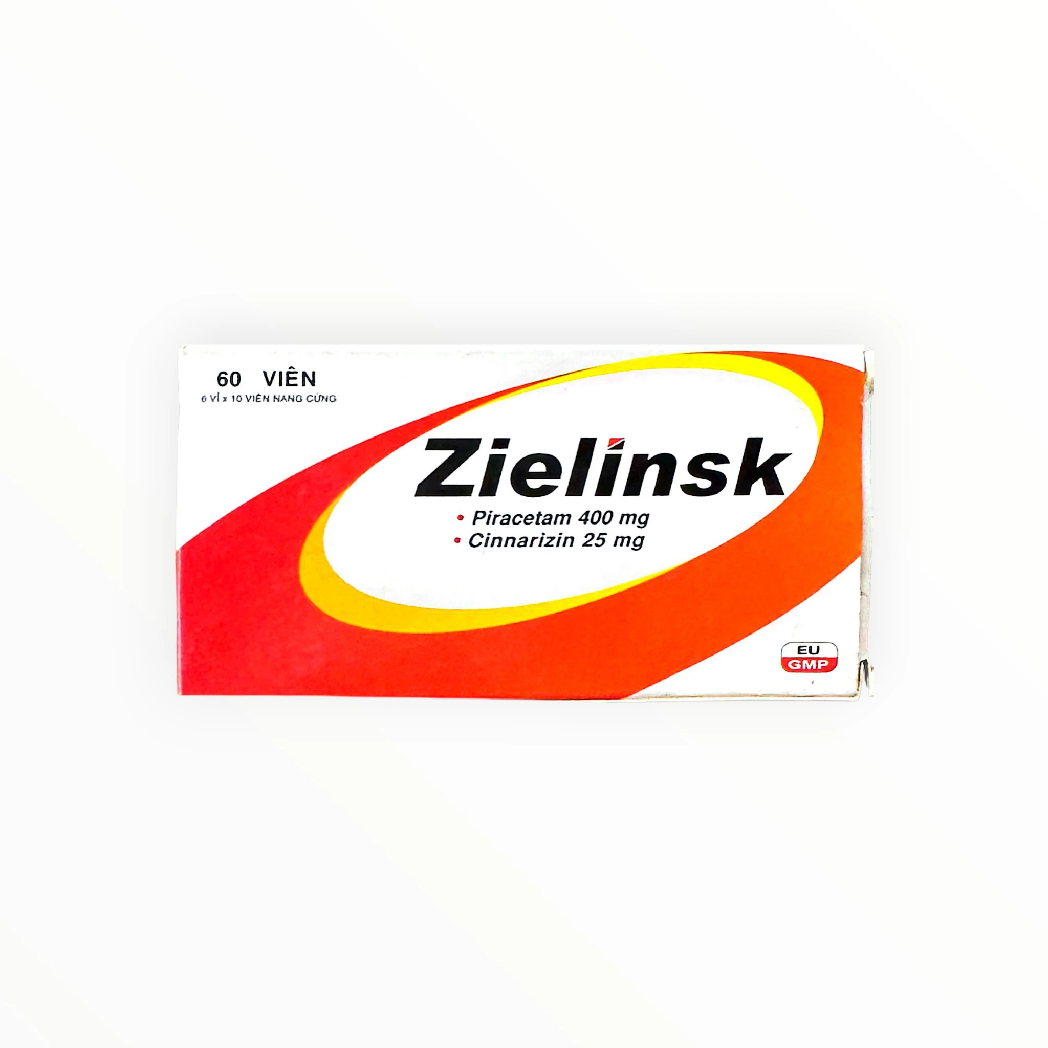 Thuốc Zielinsk Piracetam điều trị rối loạn tiền đình, suy giảm trí nhớ (Hộp 6 vỉ x 10 viên nang cứng ) 1 1 zielinsk (zielinsk)