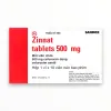 Thuốc Zinnat Cefuroxim axetil 500 mg điều trị nhiễm khuẩn (Hộp 1 vỉ x 10 viên nén bao phim) 14 1 zinnat 500mg