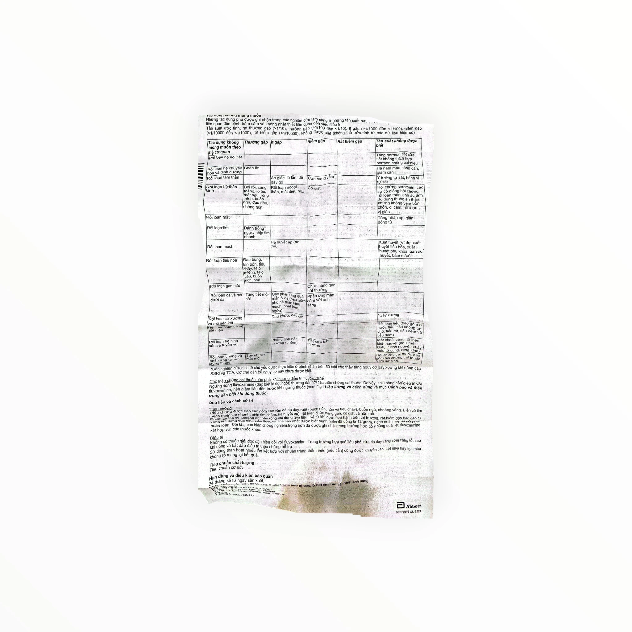 Thuốc Luvox Fluvoxamine maleate 100 mg chống trầm cảm, rối loạn ám ảnh cưỡng chế (Hộp 2 vỉ x 15 viên) 10 10 Luvox 100mg