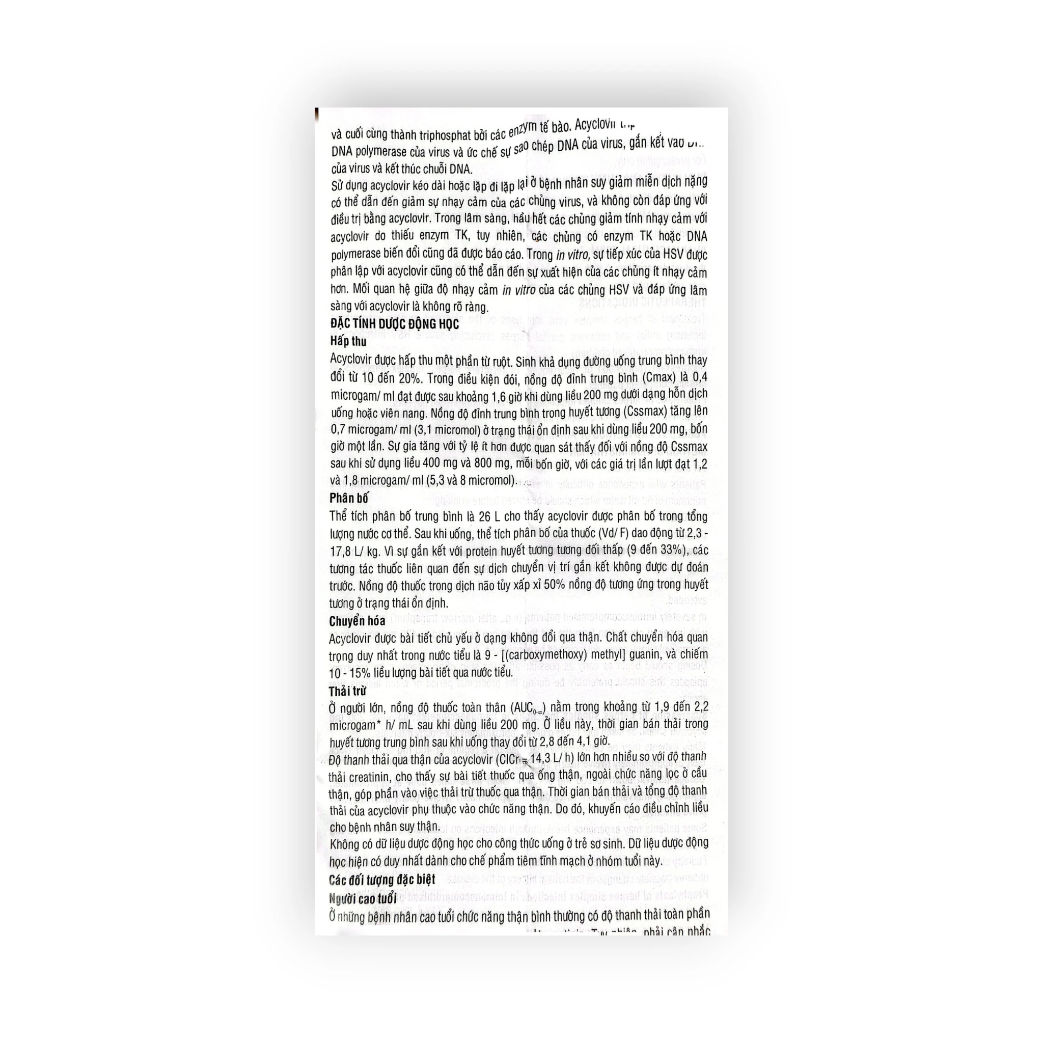 Viên nén Medskin Clovir 400 Acyclovir 400 mg kháng virus Herpes simplex, dự phòng tái phát (Hộp 6 vỉ x 10 viên nén) 11 11 Medskin clovir 400