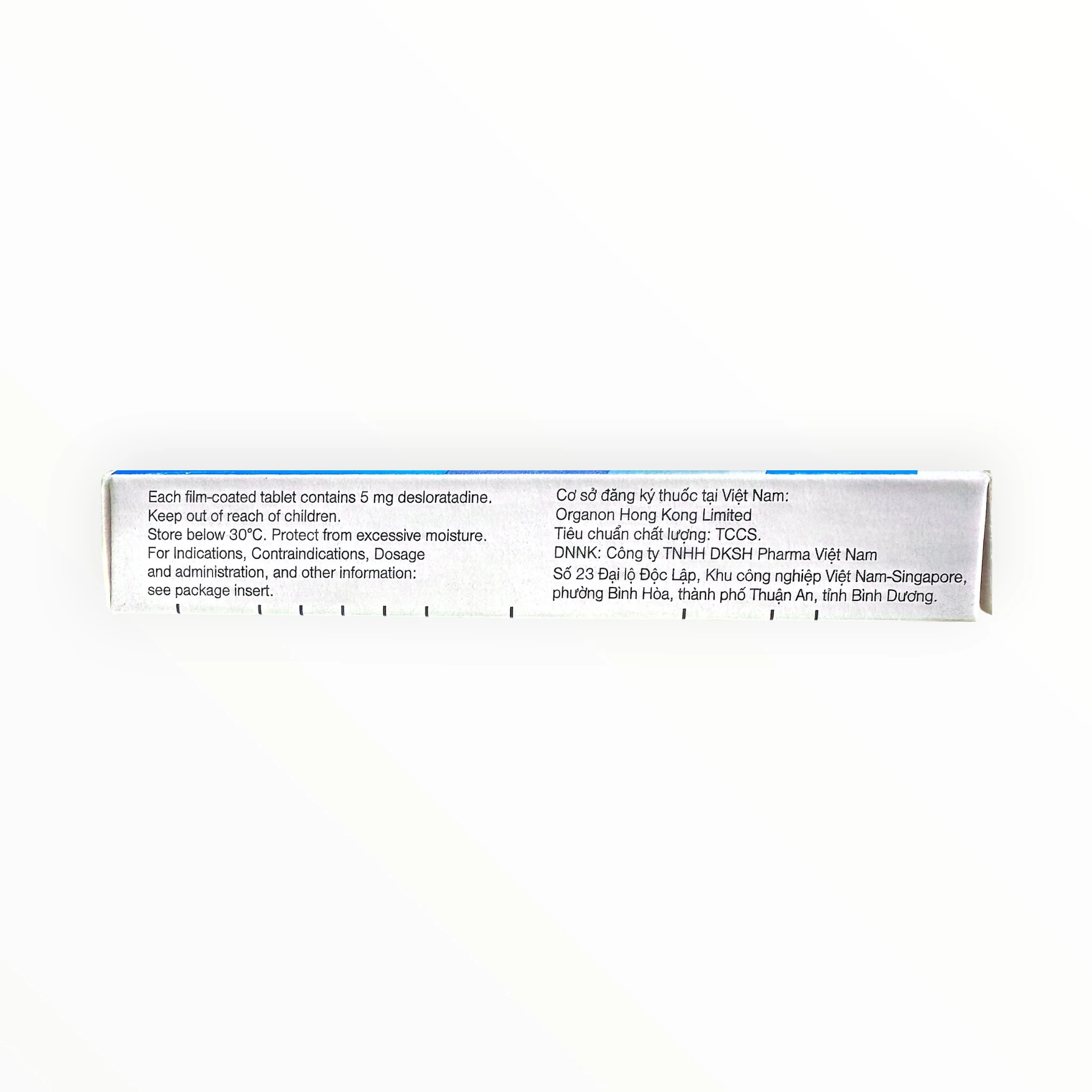 Thuốc Aerius 5mg Desloratadine điều trị viêm mũi dị ứng và mề đay (Hộp 1 vỉ x 10 viên) 2 2 Aerius viên