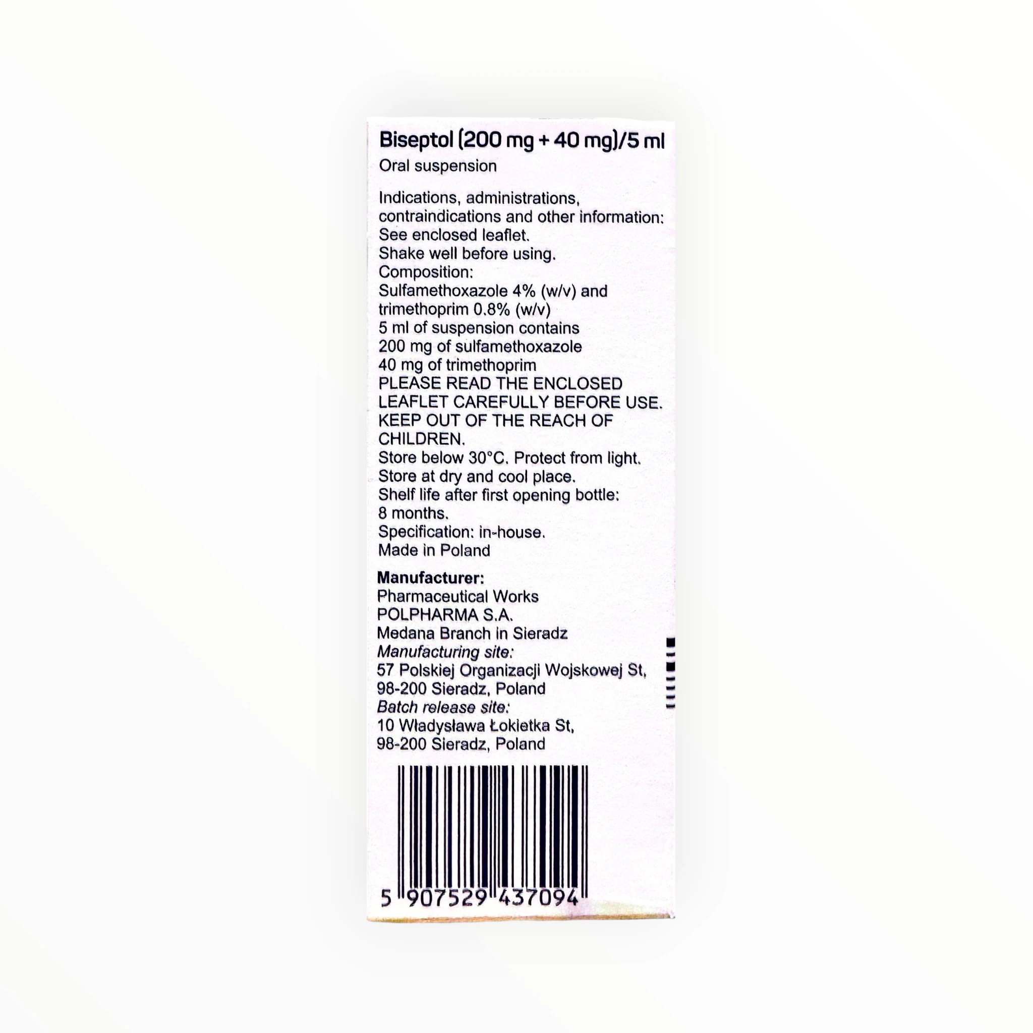 Thuốc Biseptol Cotrimoxazol điều trị nhiễm khuẩn (Hộp 1 lọ 80ml) 5 2 Biseptol (2)