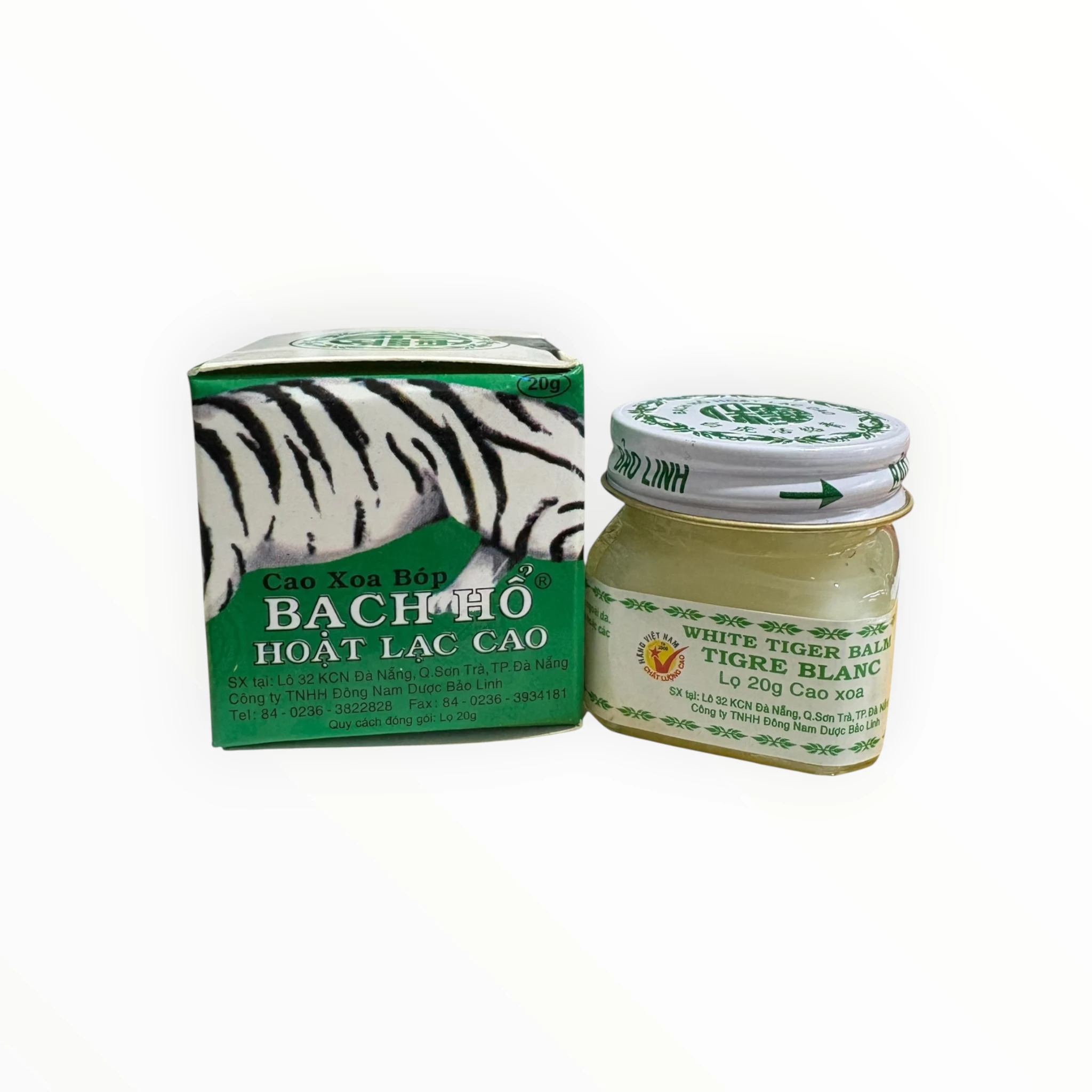 Cao xoa bóp Cao Bạch Hổ Menthol khu phong, hoạt lạc, tiêu viêm, chỉ thống (Lọ 20g) 2 2 Cao Bạch Hổ