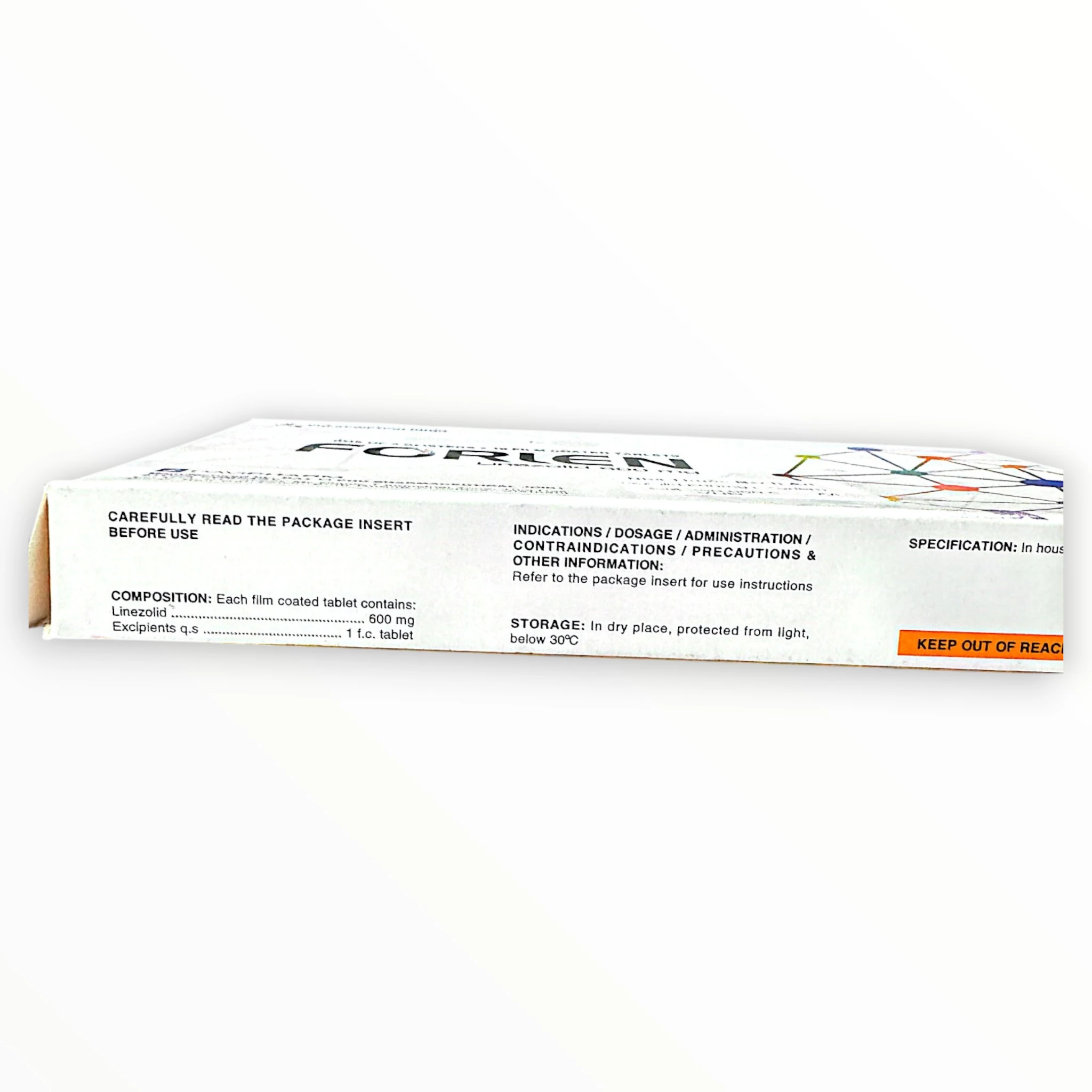Thuốc Forlen Linezolid 600 mg điều trị nhiễm trùng (Hộp 2 vỉ x 10 viên) 7 2 Forlen