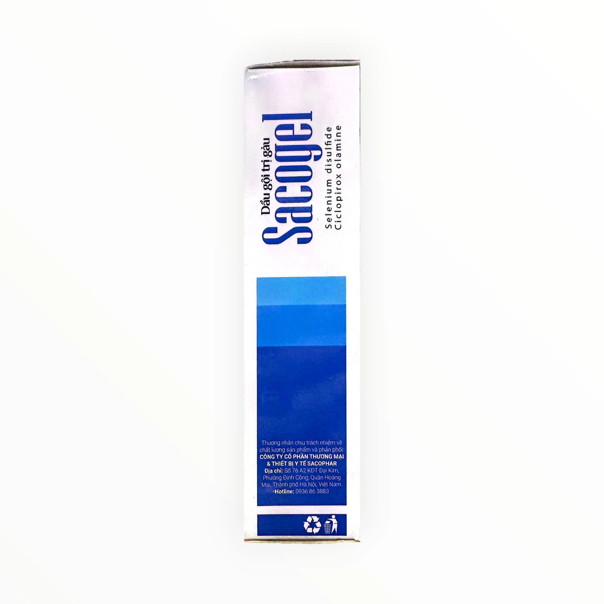 Dầu gội Sacogel trị gàu, giảm ngứa, kháng nấm da đầu (Chai 50ml) 2 2 Sacogel