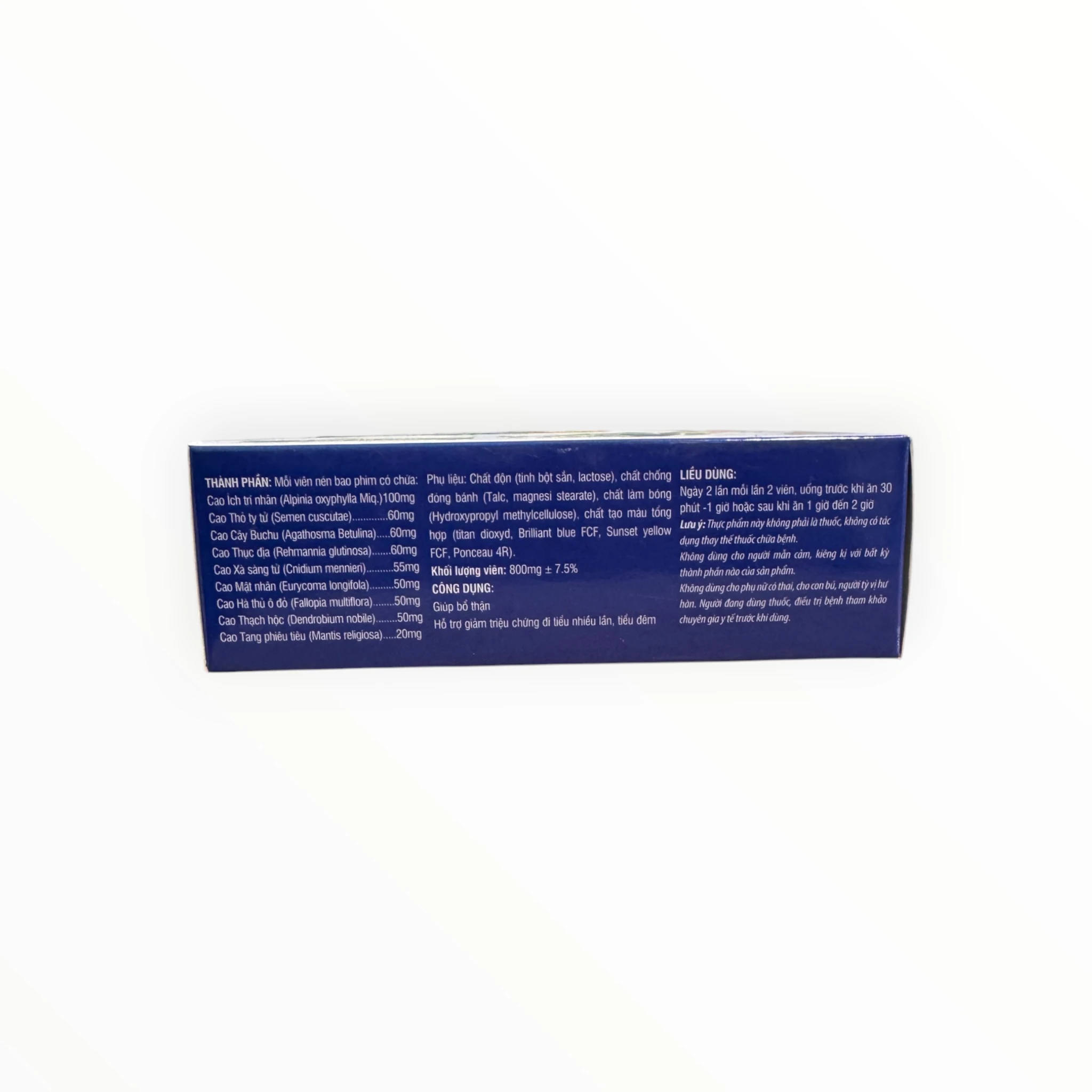 Viên nén bao phim Tiểu Đêm Kingphar giúp bổ thận, giảm tiểu đêm (Hộp 3 vỉ x 10 viên nén bao phim) 2 2 Tiểu đêm Kinhphar