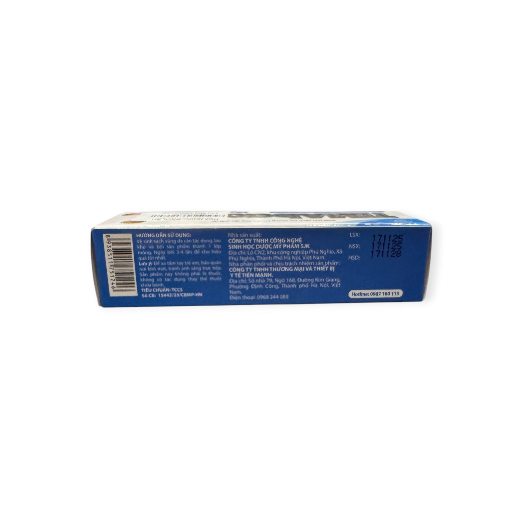 Gel Tima bạc (Timabac) Colloidal Silver, Neem, Rau má, Panthenol làm sạch da, kháng khuẩn, làm dịu mát da (Tuýp 25g) 2 2 Tima bạc