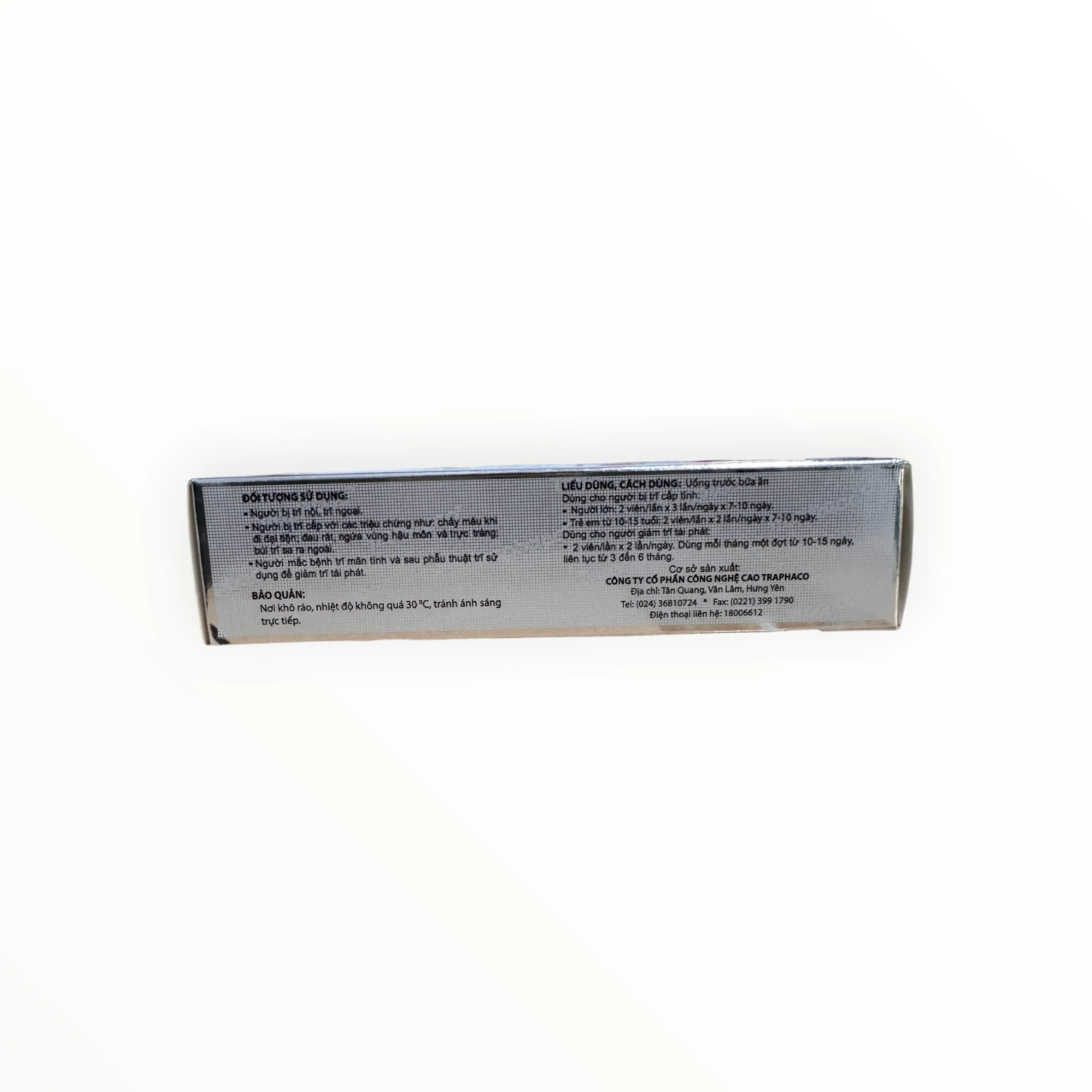 Viên nang cứng Tottri hỗ trợ làm co búi trĩ, giảm triệu chứng trĩ (Hộp 3 vỉ x 10 viên nang cứng) 2 2 Tottri