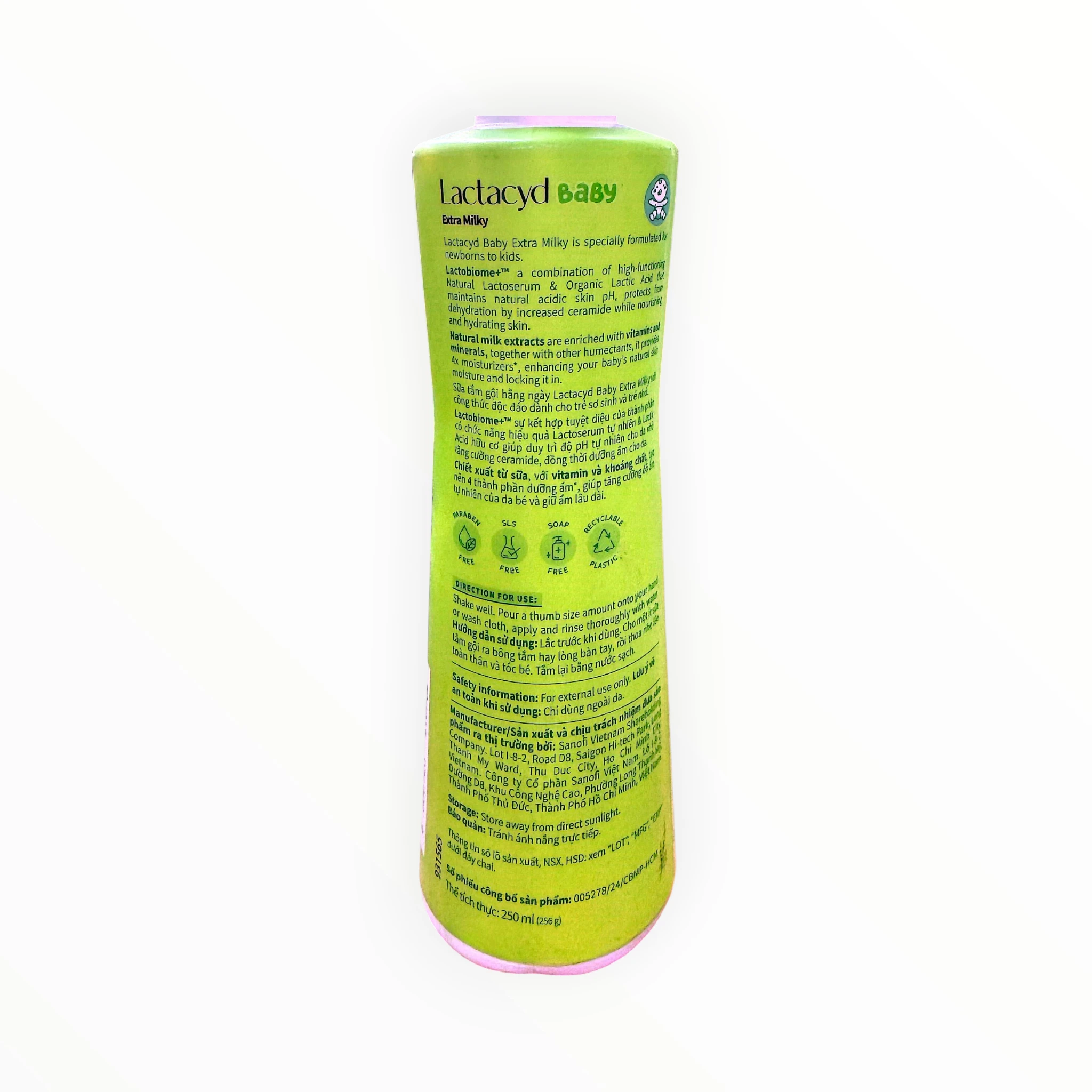 Dung dịch vệ sinh Lactacyd 250ml Acid Lactic, chiết xuất Serenoa Serrulata vệ sinh phụ nữ, duy trì pH sinh lý (Chai 250ml) 2 2 lactacyd 250ml