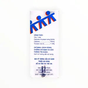 Thuốc Novafex 100mg/5ml Cefixime điều trị nhiễm khuẩn (Hộp 1 chai 37.5ml) 5 2 novafex