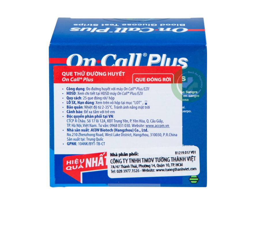 Que tiểu đường On Call Plus 3 Que tiểu đường On Call Plus - Ảnh 3