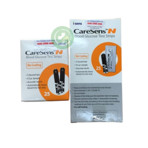 Que tiểu đường Caresens N (25 que) 6 3 6