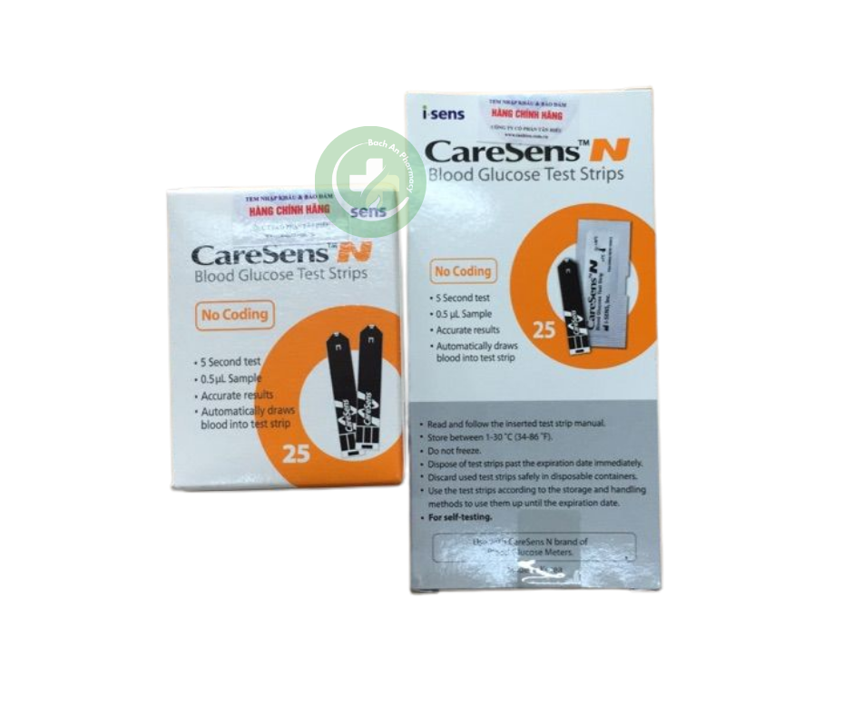Que tiểu đường Caresens N (25 que) 3 Que tiểu đường Caresens N (25 que) - Ảnh 3