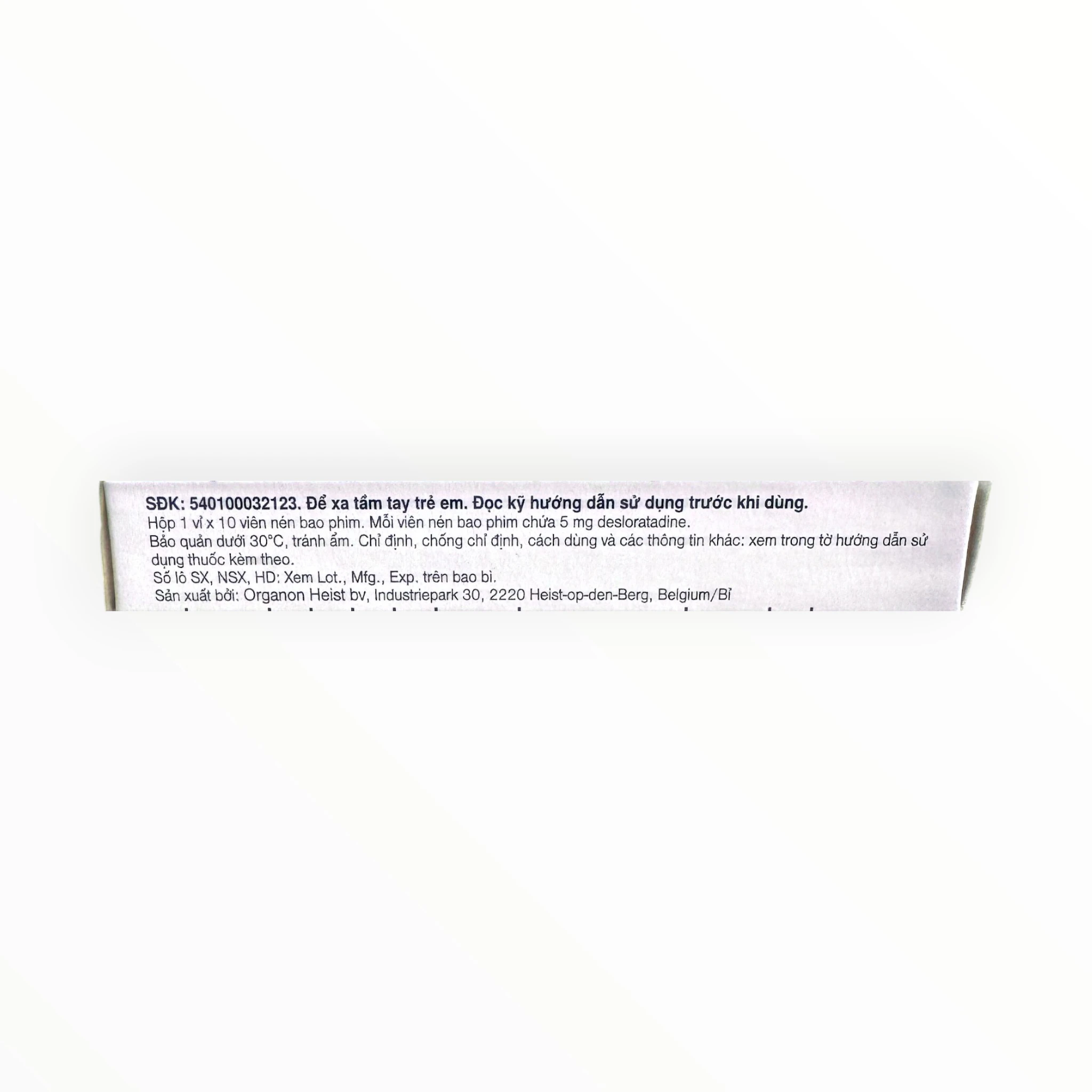 Thuốc Aerius 5mg Desloratadine điều trị viêm mũi dị ứng và mề đay (Hộp 1 vỉ x 10 viên) 3 3 Aerius viên