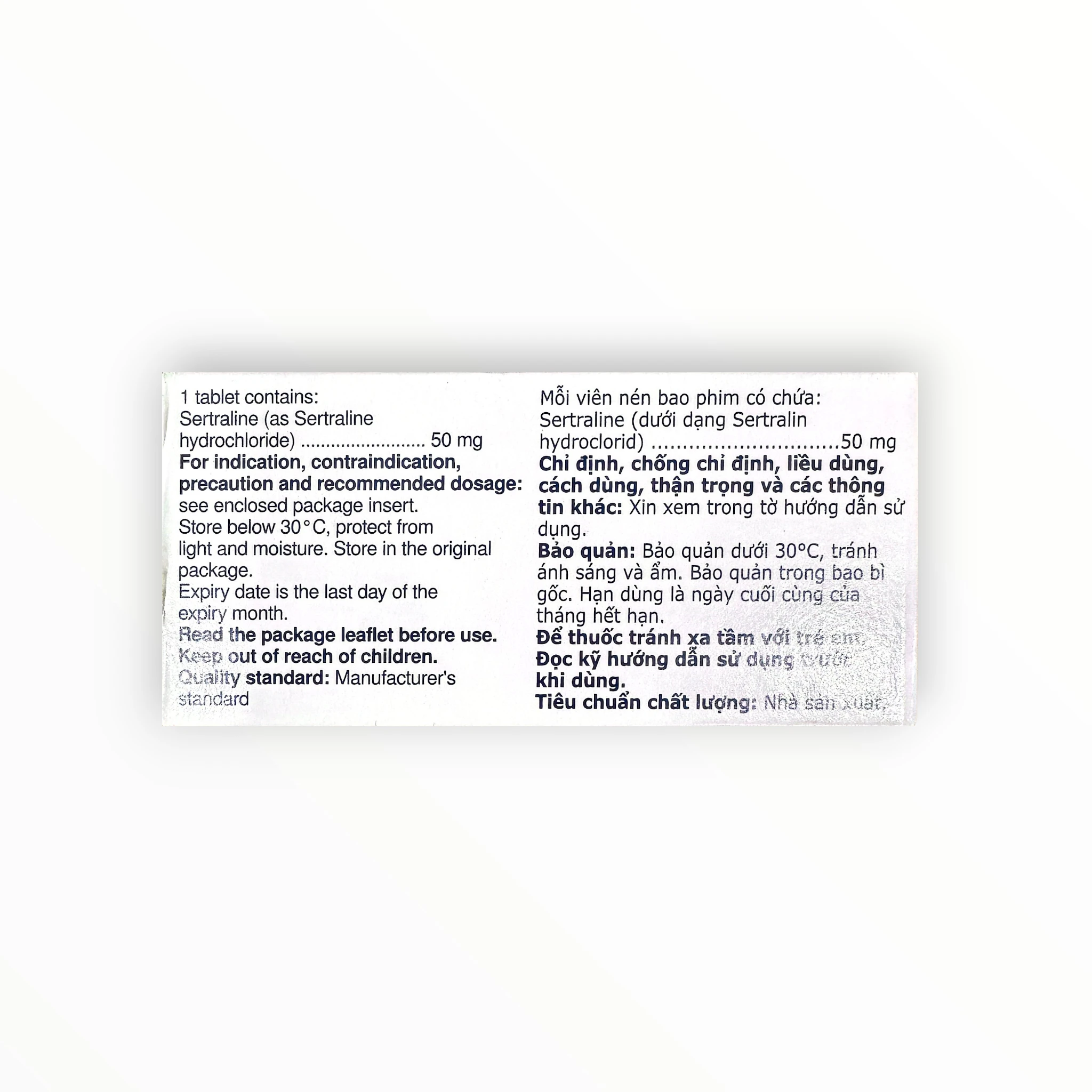 Viên nén bao phim Asentra 50mg Sertraline 50 mg điều trị trầm cảm, rối loạn lo âu, OCD, PTSD (Hộp 4 vỉ x 7 viên nén bao phim) 3 3 Asentra 50mg (Asentra 50mg)