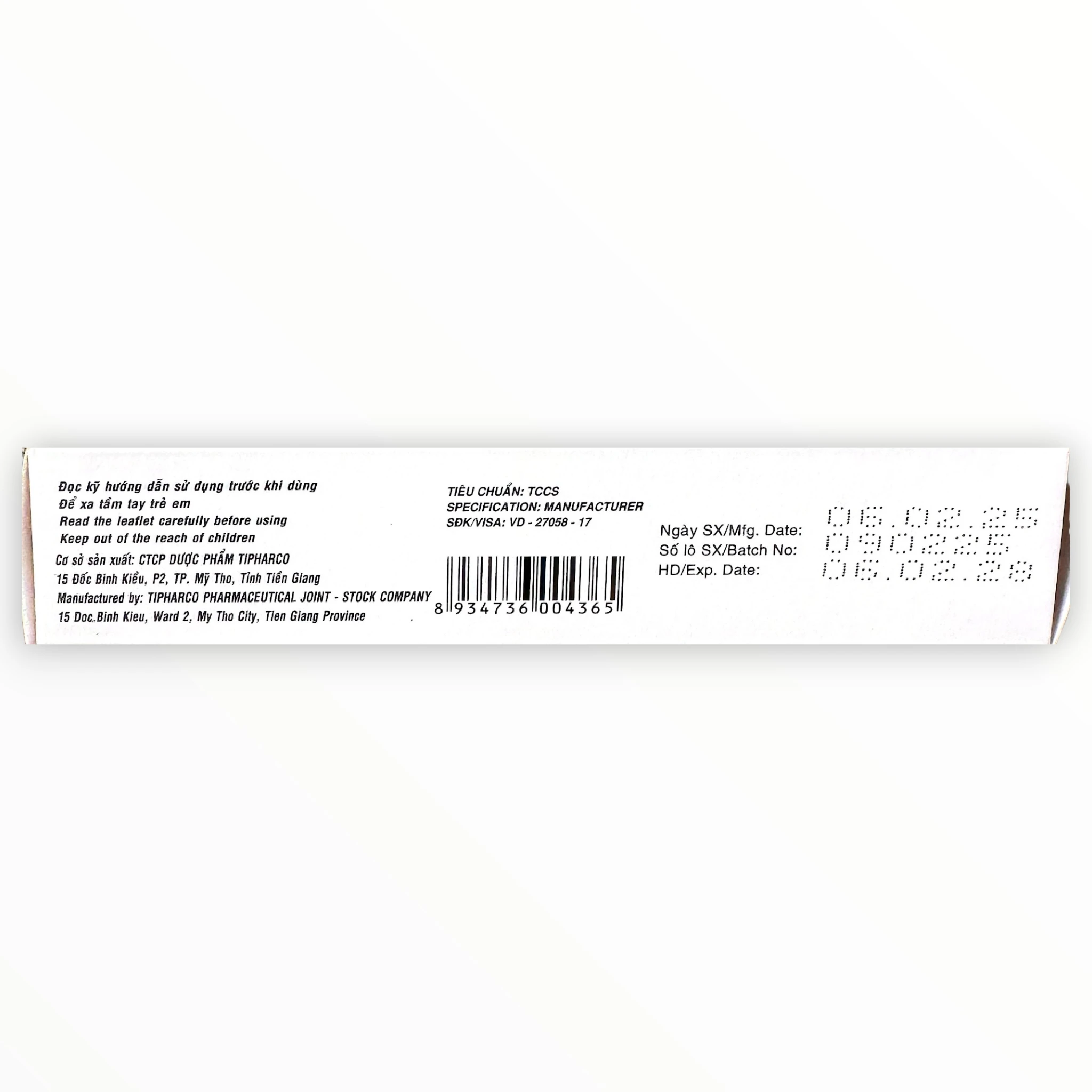 Thuốc Tipharco Amoxicillin trị nhiễm khuẩn (Hộp 02 vỉ x 07 viên) 3 3 Auclanityl 875 125