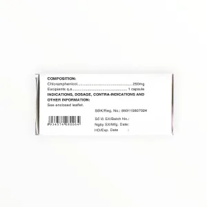 Thuốc Mekophar 250mg Cloramphenicol điều trị nhiễm khuẩn (Hộp 10 vỉ x 10 viên) 7 3 Chloramphenicol 250mg 3