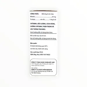 Thuốc Dabilas 20mg Bilastine điều trị viêm mũi dị ứng và mày đay (Hộp 4 vỉ x 5 ống 8 ml) 7 3 Dabilas