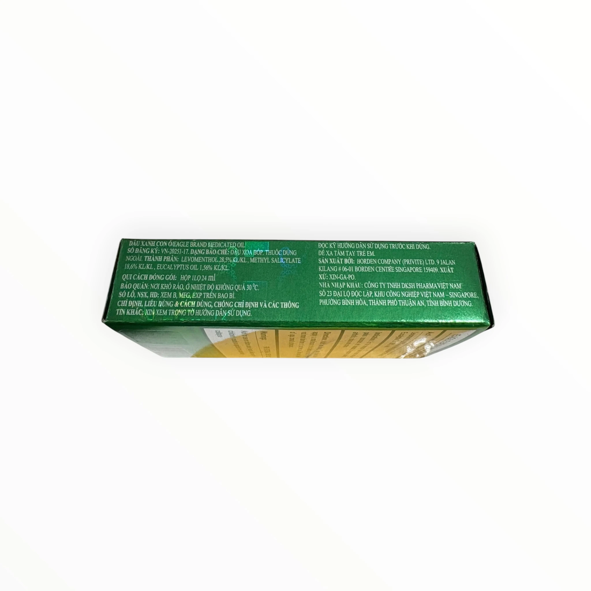 Dầu xoa bóp Dầu gió Singapore Levomenthol 28 giảm đau cơ khớp, nhức đầu, chóng mặt, côn trùng cắn (Hộp 1 lọ 3 ml; 6 ml; 12 ml; 24 ml) 3 3 Dầu gió singapore
