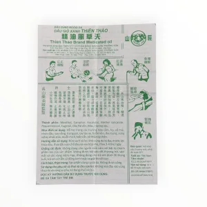 Dầu dùng ngoài da Dầu gió xanh thiên thảo Menthol hỗ trợ cảm, ho, sổ mũi, nhức mỏi, tê thấp (Chai 12ml) 6 3 Dầu gió thiên thanh