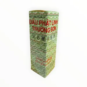 Dầu dùng ngoài da Dầu Phật Linh Trường Sơn Menthol hỗ trợ cảm cúm, nhức đầu, say tàu xe, đau bụng (Hộp 1 lọ 1,5ml) 8 3 Dầu phật linh trường sơn (chai bé)
