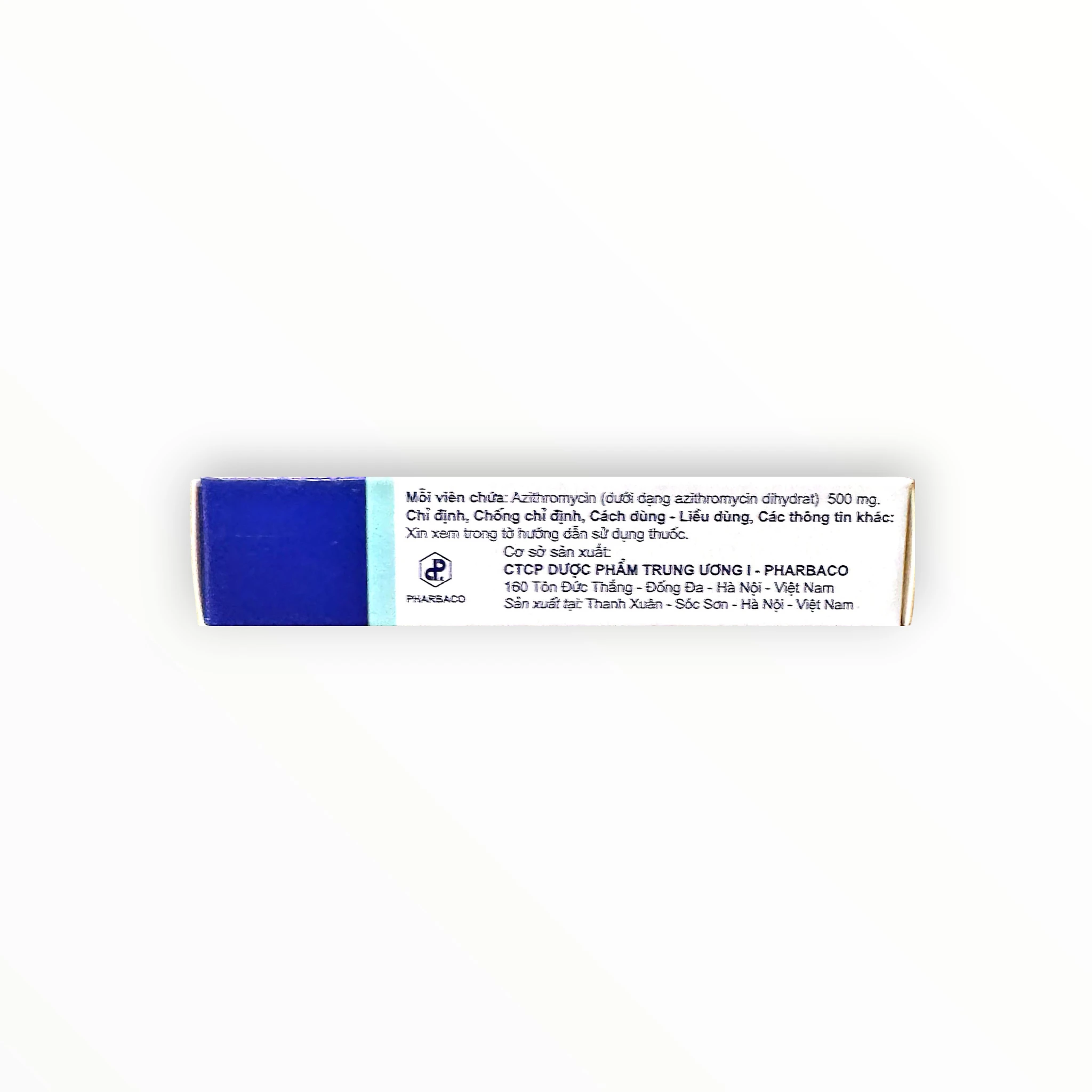 Viên nén bao phim Fabazixin 200 Azithromycin 500mg kháng khuẩn macrolid, trị nhiễm khuẩn hô hấp, da, Chlamydia (Hộp 1 vỉ x 3 viên nén bao phim) 3 3 Fabazixin 200