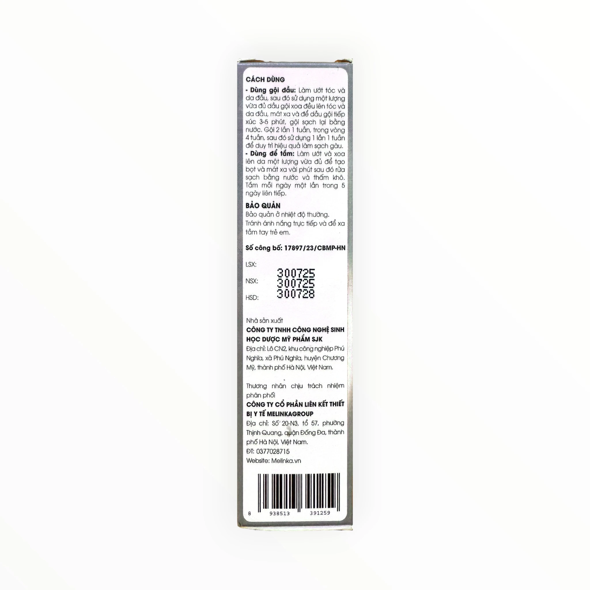 Dầu tắm gội Fibonacci Climbazole sạch gàu, giảm ngứa, ngừa rụng tóc (Chai 100ml) 3 3 Fibonacci