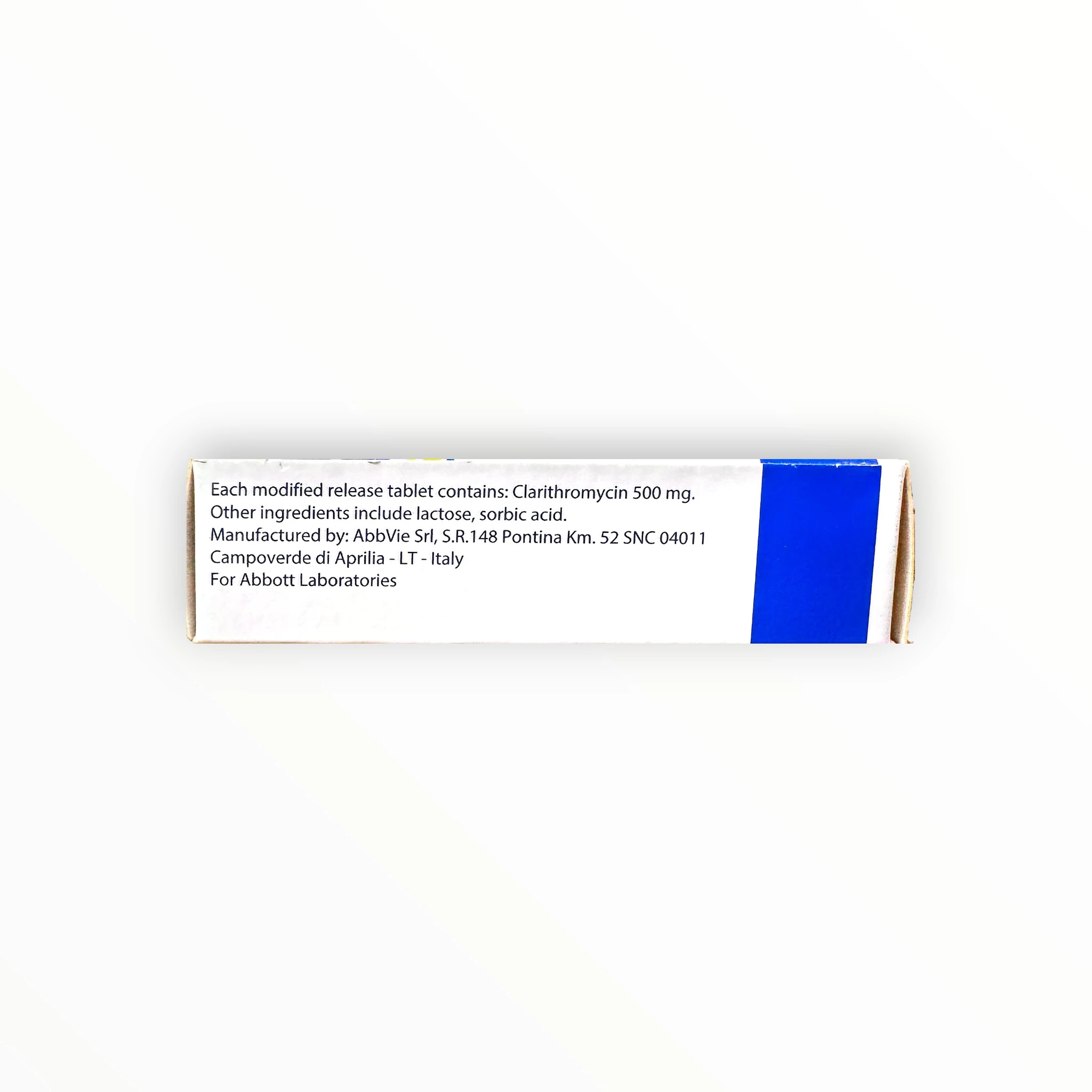 Viên nén bao phim tác dụng kéo dài Klacid MR Clarithromycin 500mg kháng khuẩn macrolid, trị nhiễm khuẩn hô hấp, da (Hộp 1 vỉ x 5 viên nén bao phim) 3 3 Klacid MR